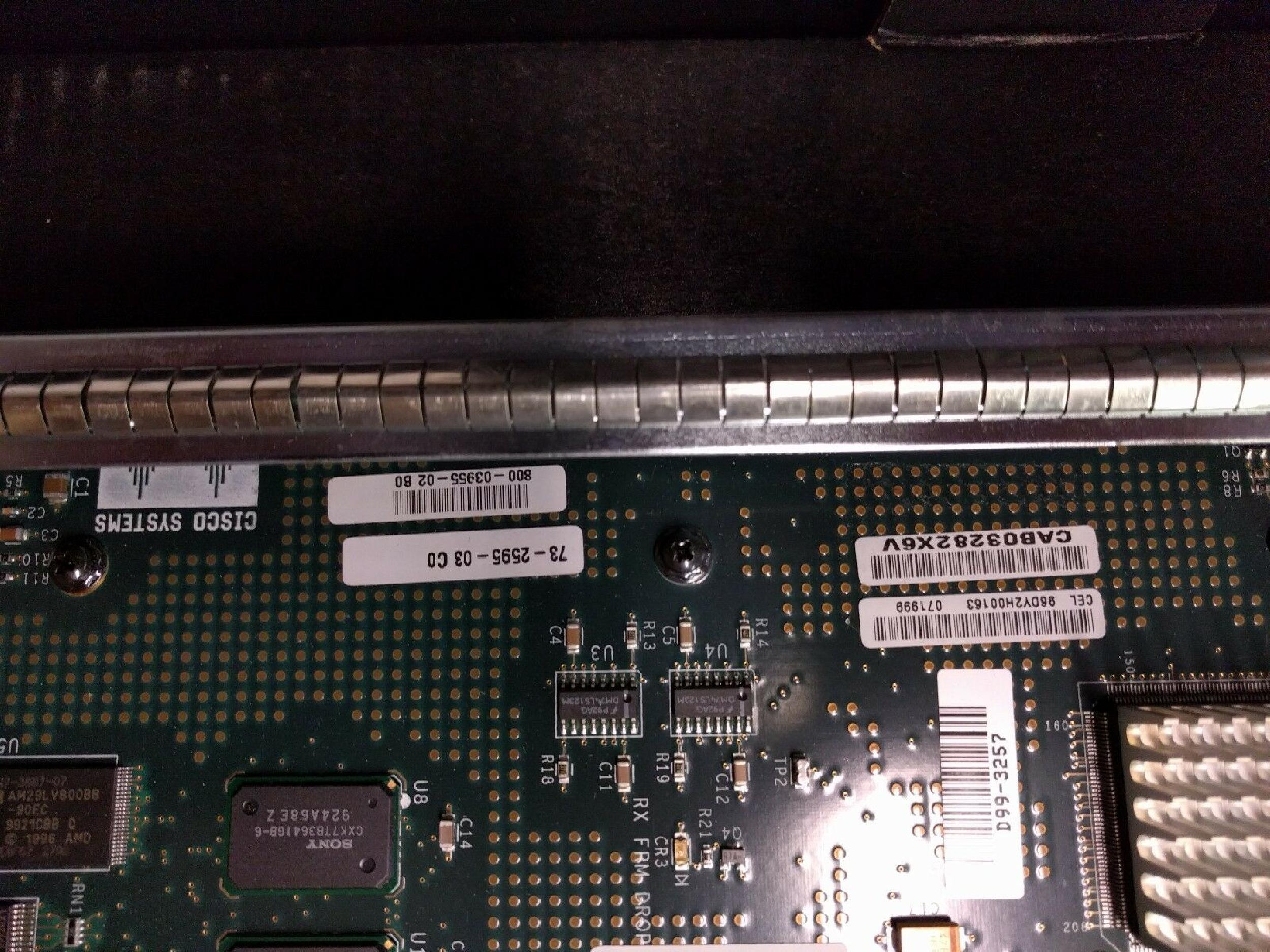 CISCO SYSTEMS 800-03955-02 1-PORT GIGABIT ETHERNET LINE CARD GSR 12000 SINGLEPORT