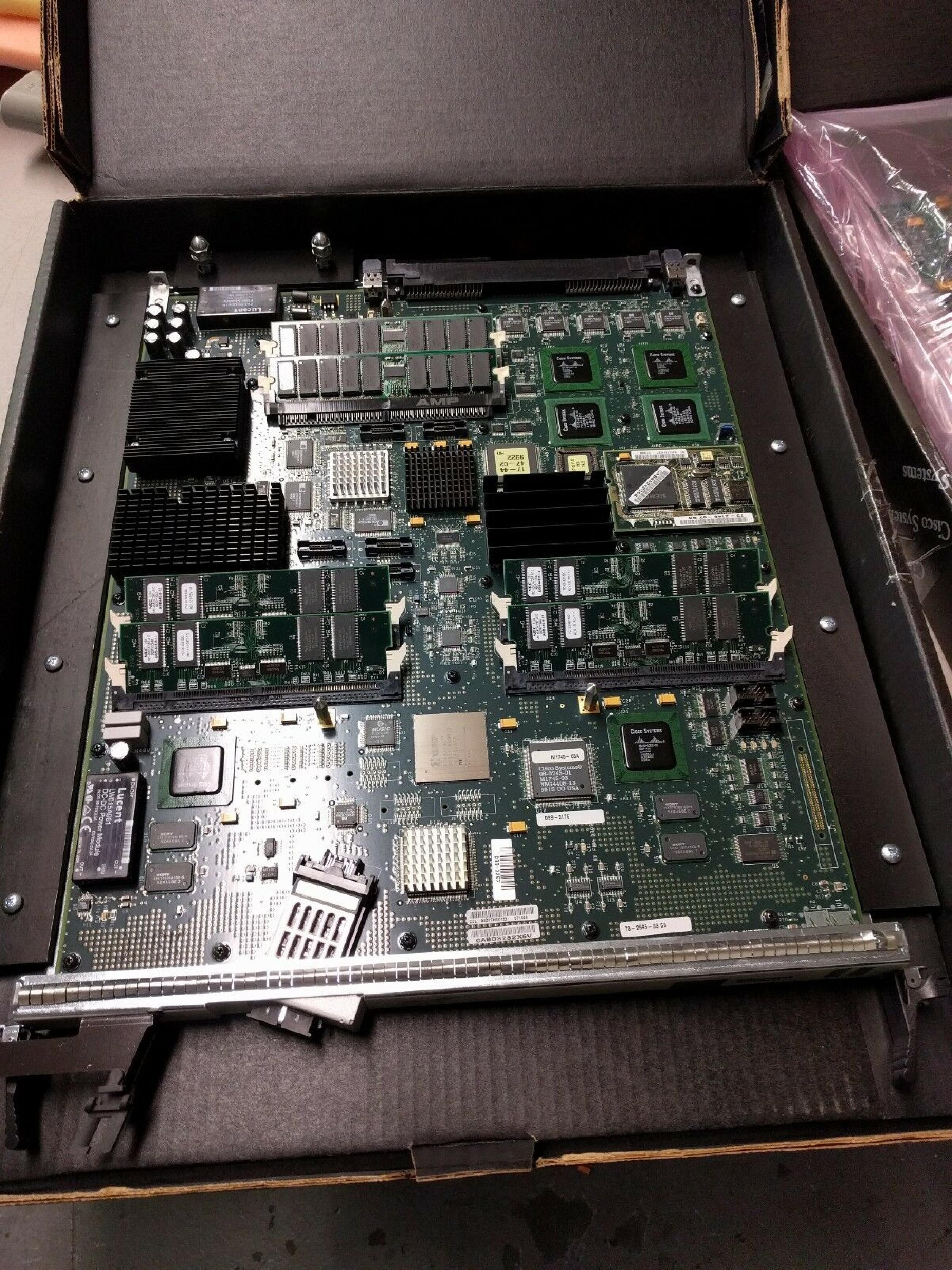 CISCO SYSTEMS 800-03955-02 1-PORT GIGABIT ETHERNET LINE CARD GSR 12000 SINGLEPORT