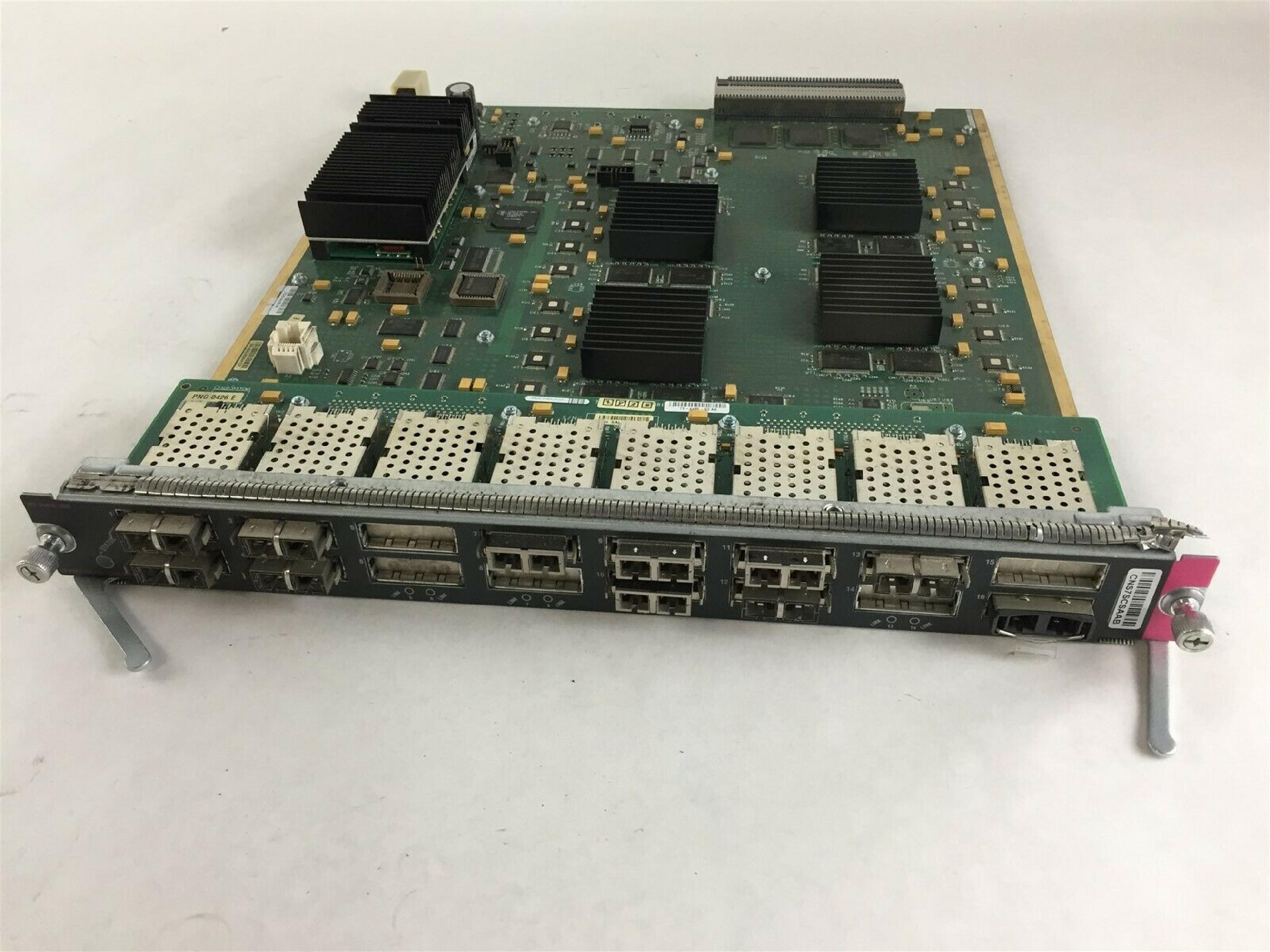 CISCO SYSTEMS WS-X6416-GBIC CATALYST 6000 16-PORT GIG ETHERNET MODULE