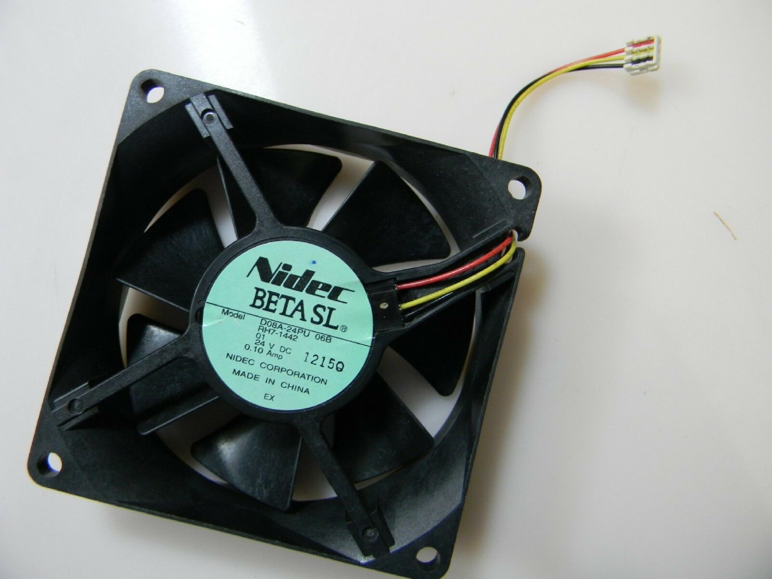 NIDEC BETA SL 12VDC 0.43A 11 BLADE FAN 70MM X 70MM X 15MM 3 WIRES 3 PIN STANDARD FAN CONNECTOR BETA SL