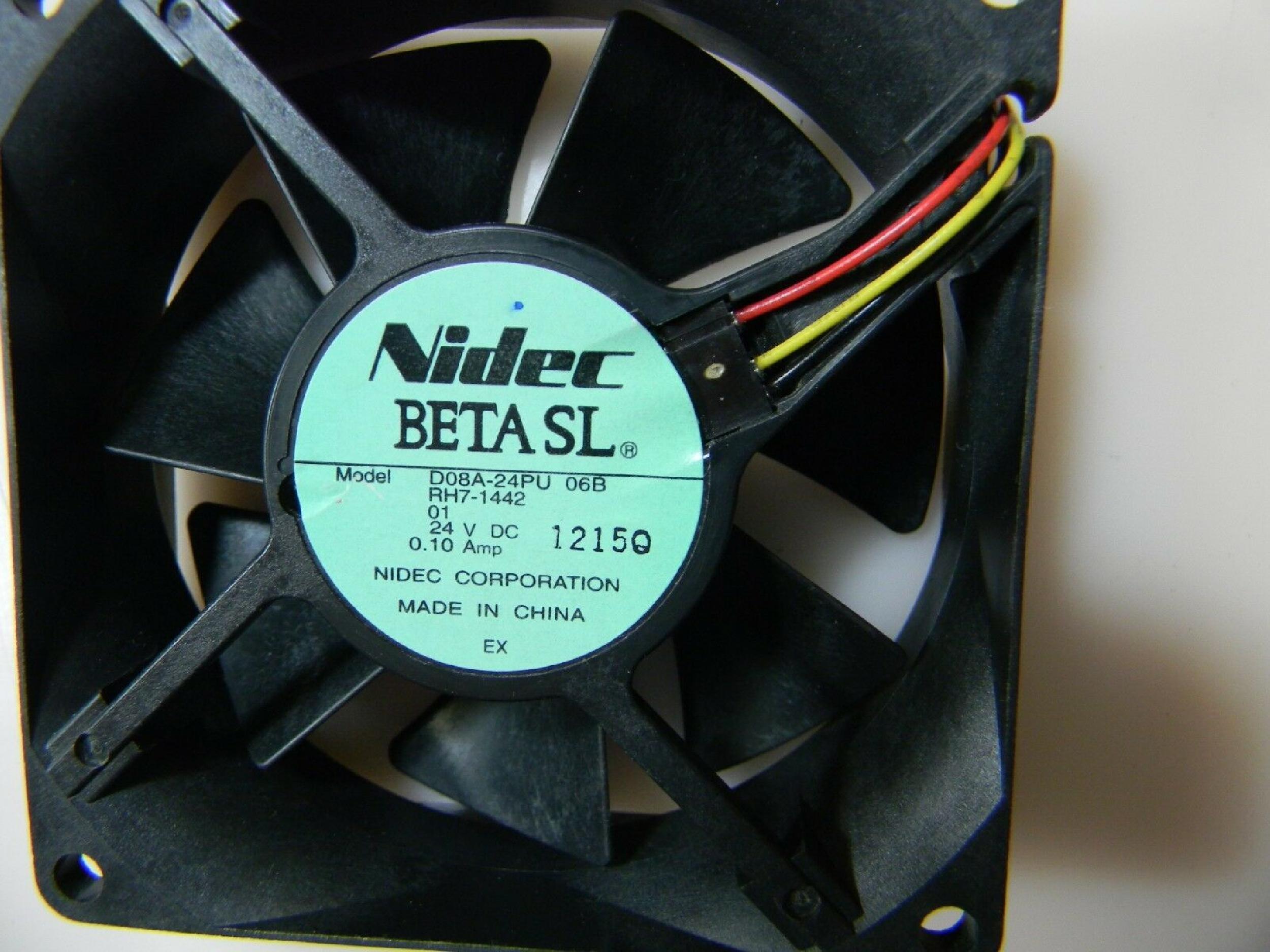 NIDEC BETA SL 12VDC 0.43A 11 BLADE FAN 70MM X 70MM X 15MM 3 WIRES 3 PIN STANDARD FAN CONNECTOR BETA SL