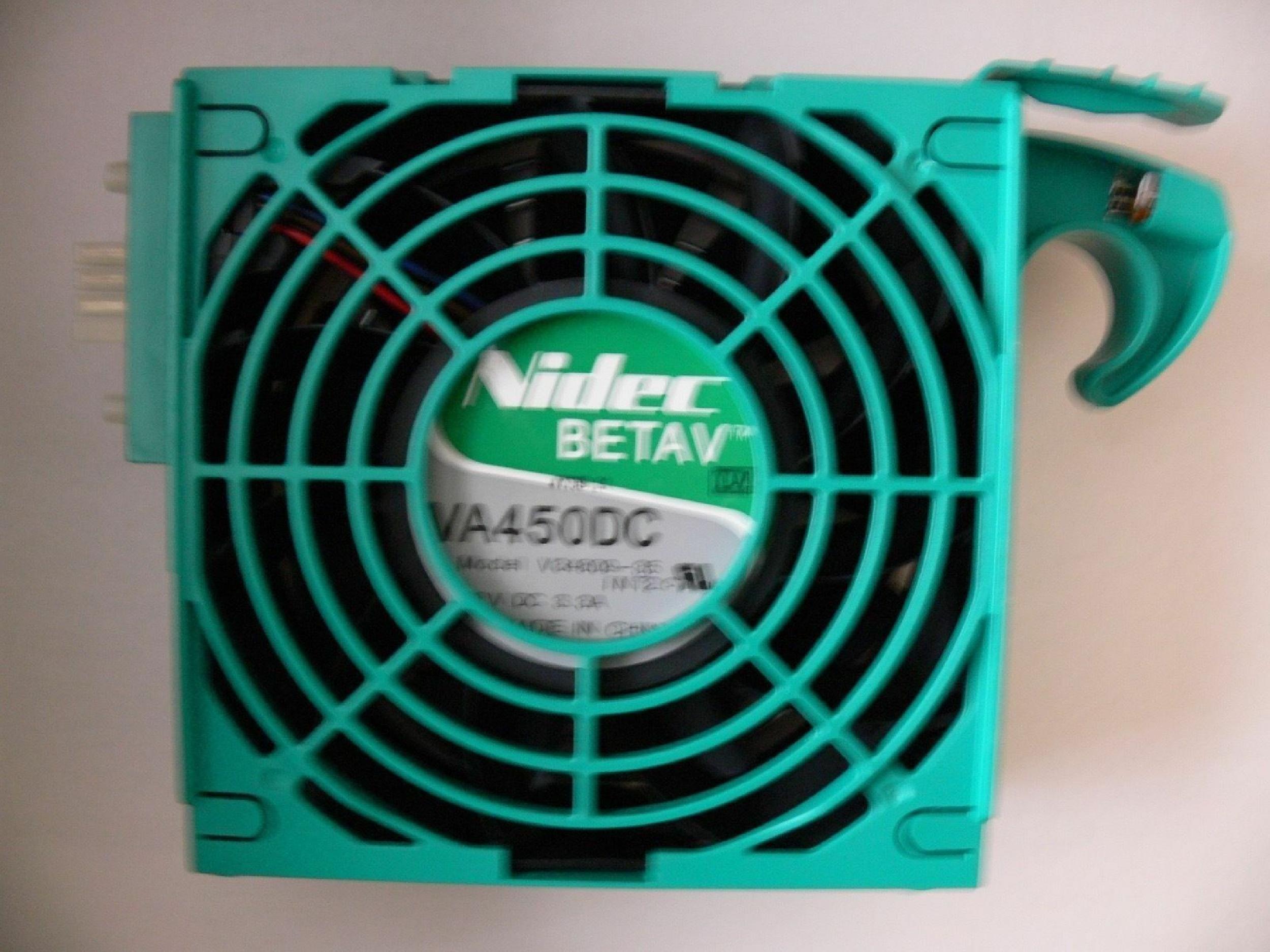 NIDEC VA450DC 12VDC 3.3A 9 BLADE FAN BETA V 120MM X 38MM 4 WIRES 6 PIN CONNECTOR 120