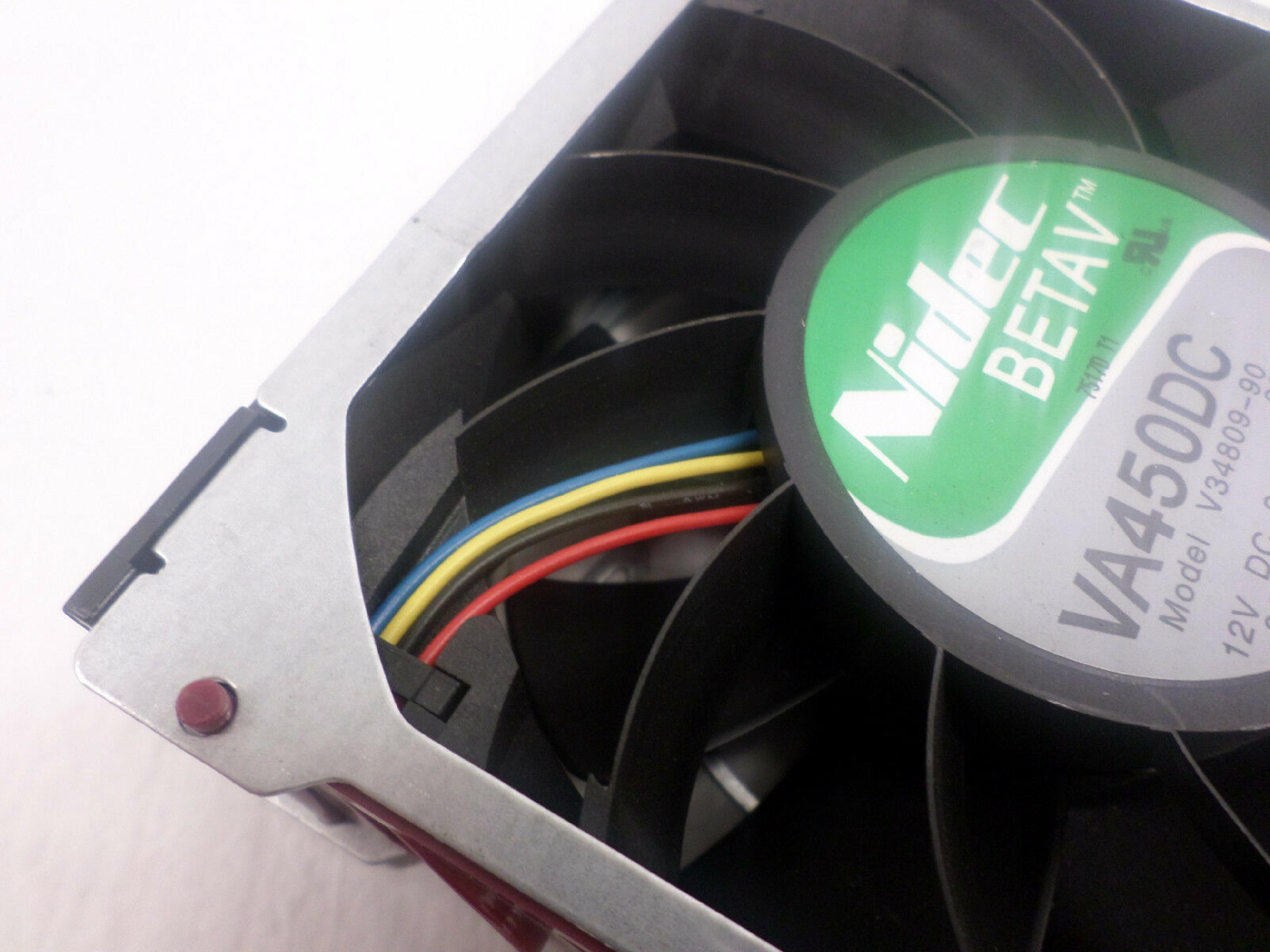 NIDEC 233101-002 12VDC 3.3A 9 BLADE FAN BETA V 120MM X 120MM X 38MM 4 WIRES 6 PIN CONNECTOR