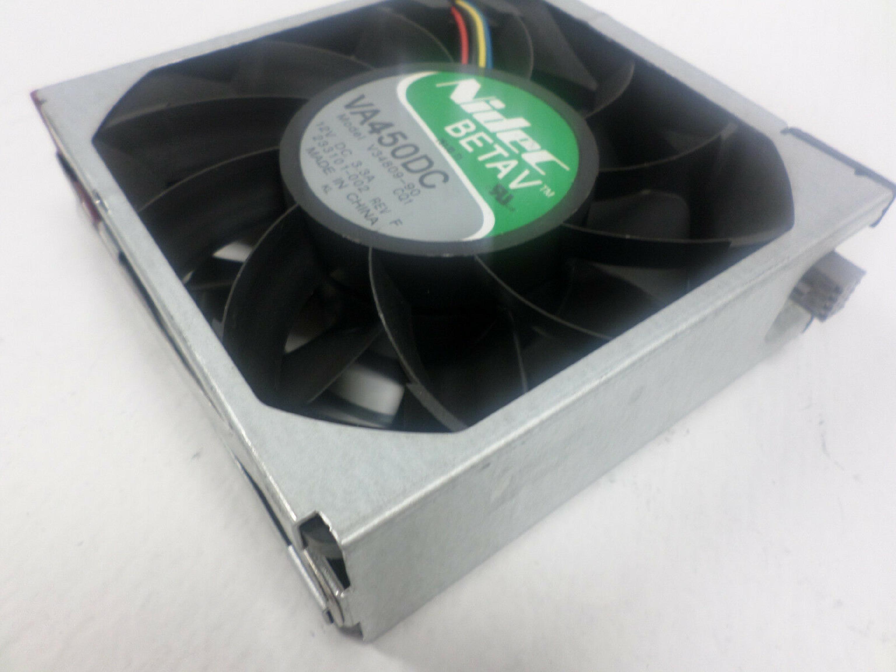 NIDEC 233101-002 12VDC 3.3A 9 BLADE FAN BETA V 120MM X 120MM X 38MM 4 WIRES 6 PIN CONNECTOR