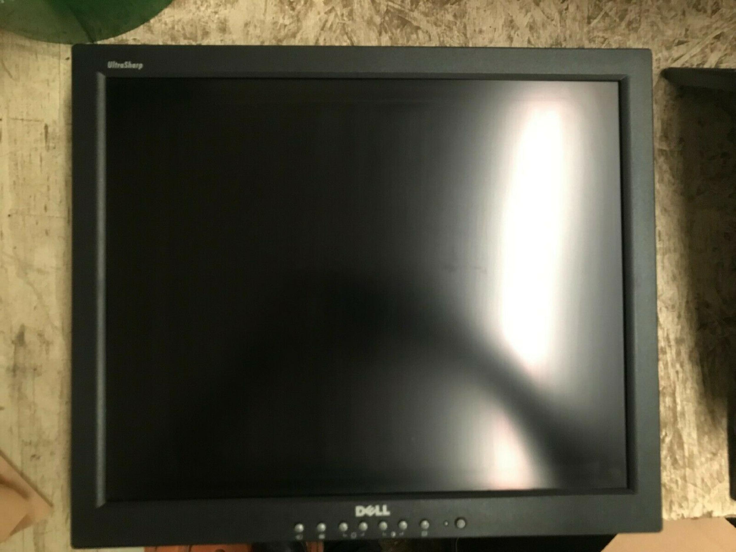 DELL 1800FP 18.1INCH TFT FLAT PANEL LCD MONITOR 4:3 BLACK CASE 1280X1024