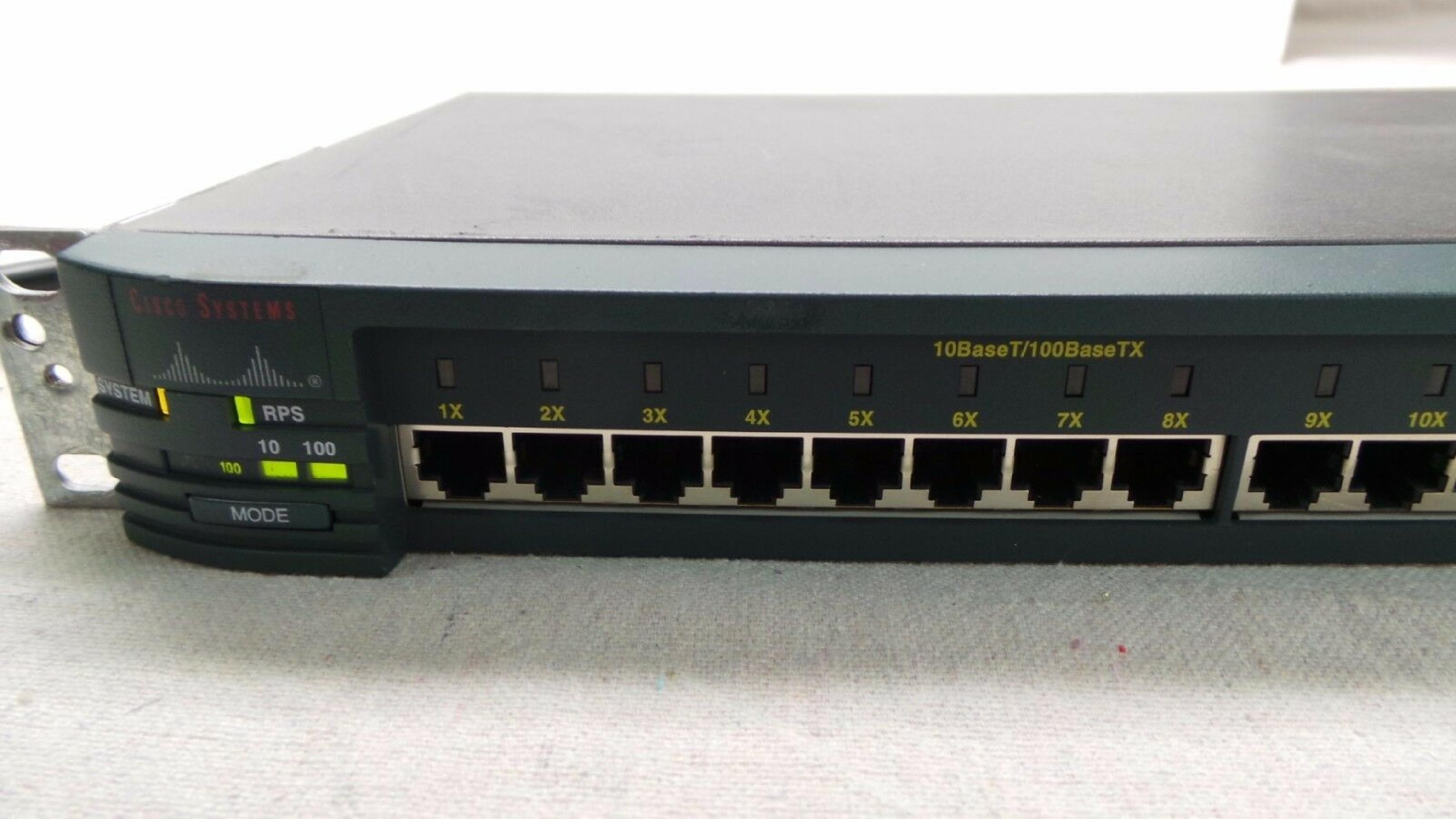 CISCO SYSTEMS WS-C412M FASTHUB 400 SERIES 12 PORT AUTOSENSING 10/100 MANAGED HUB