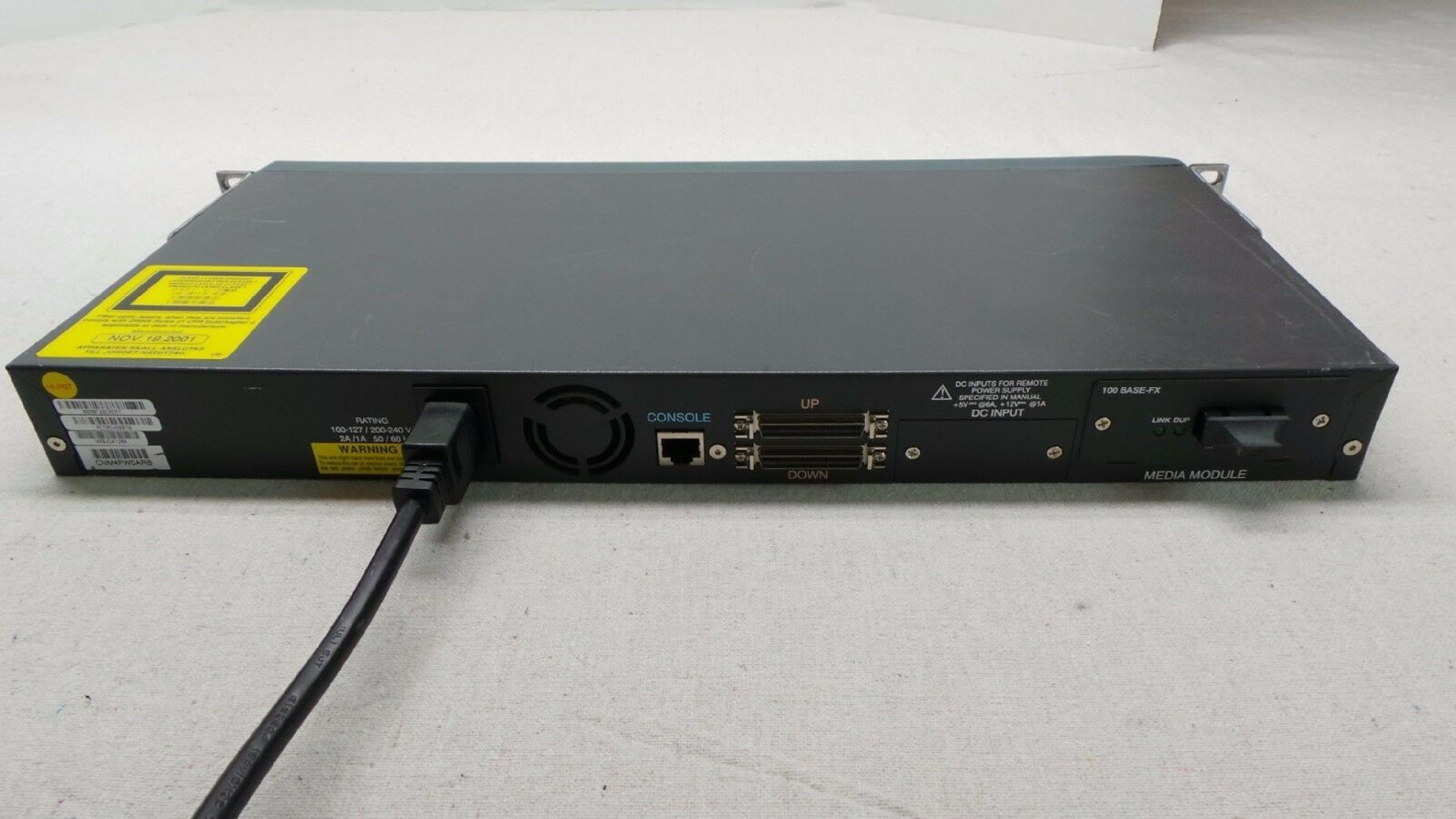 CISCO SYSTEMS WS-C412M FASTHUB 400 SERIES 12 PORT AUTOSENSING 10/100 MANAGED HUB