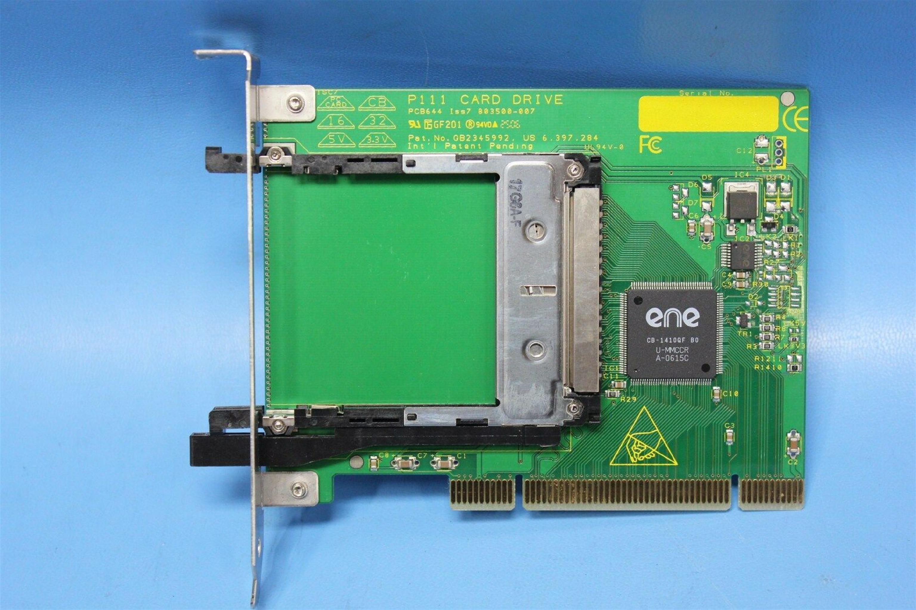 ELAN DIGITAL SYSTEMS LTD P111 PCI TO PC CARD ADAPTER - PCMCIA 1 SLOT HOLDER WITH TI BUS PCI1211PGE PROCESSOR