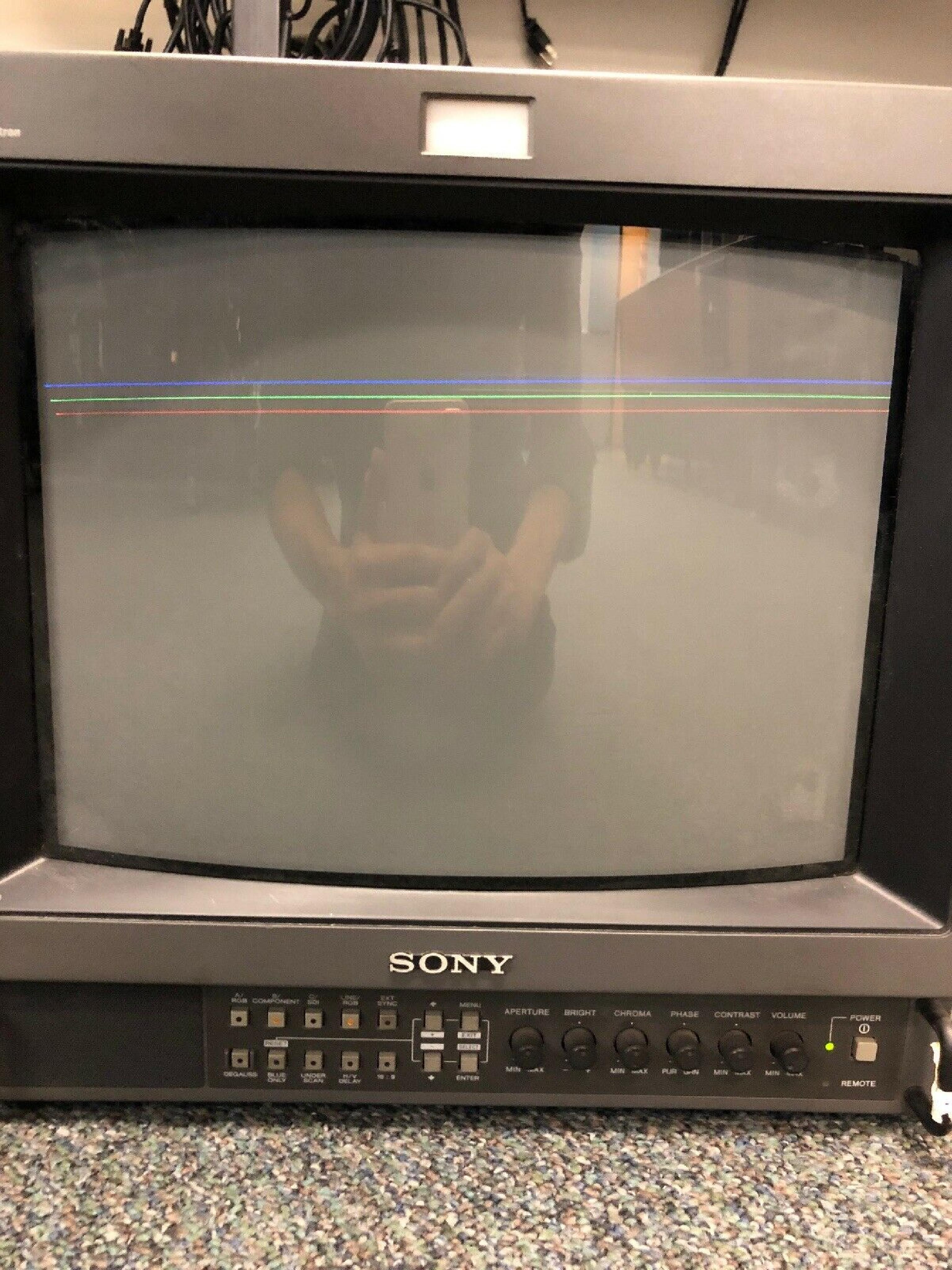 SONY PVM-1354Q TRINITRON COLOR VIDEO MONITOR