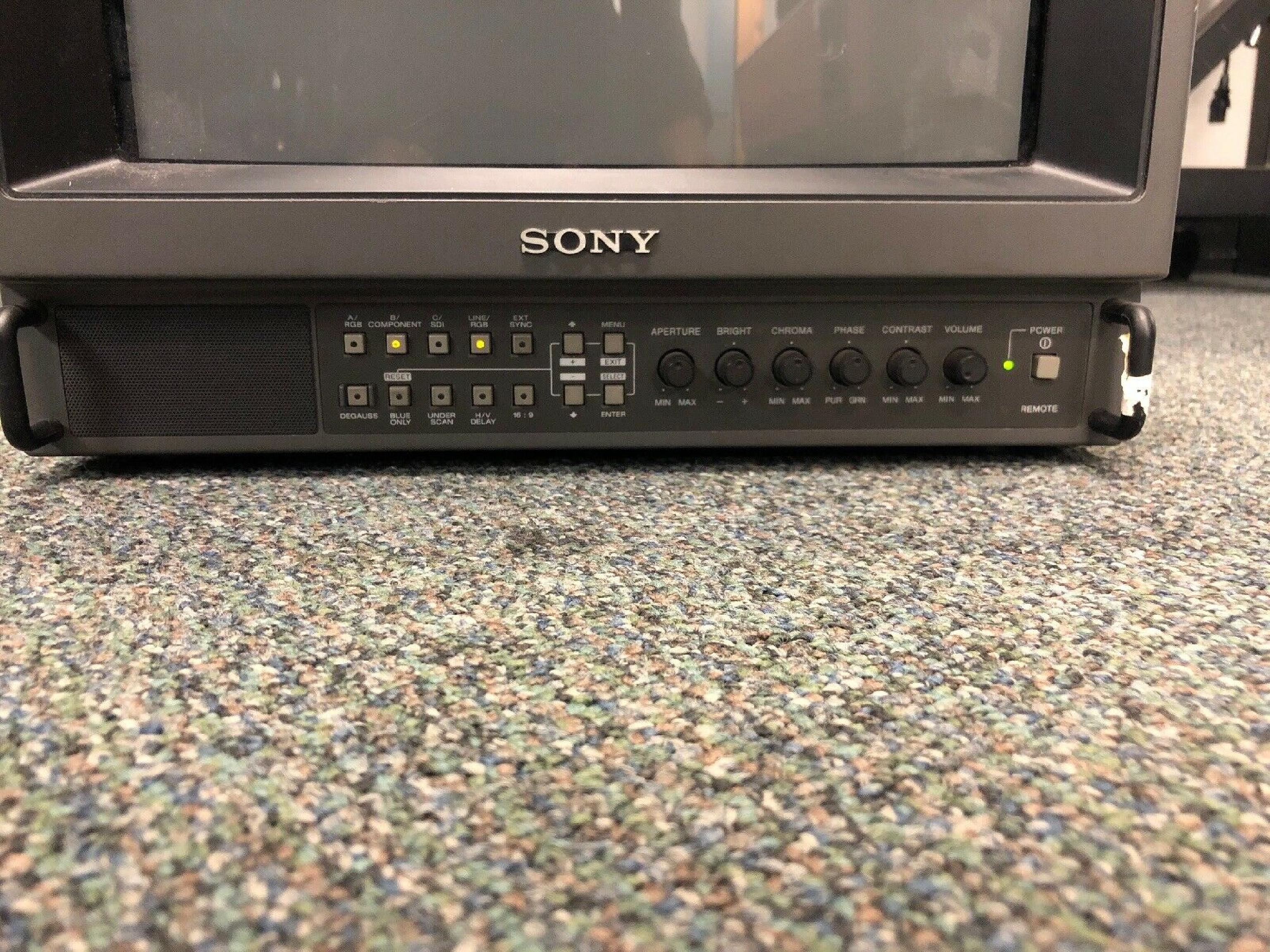 SONY PVM-1354Q TRINITRON COLOR VIDEO MONITOR