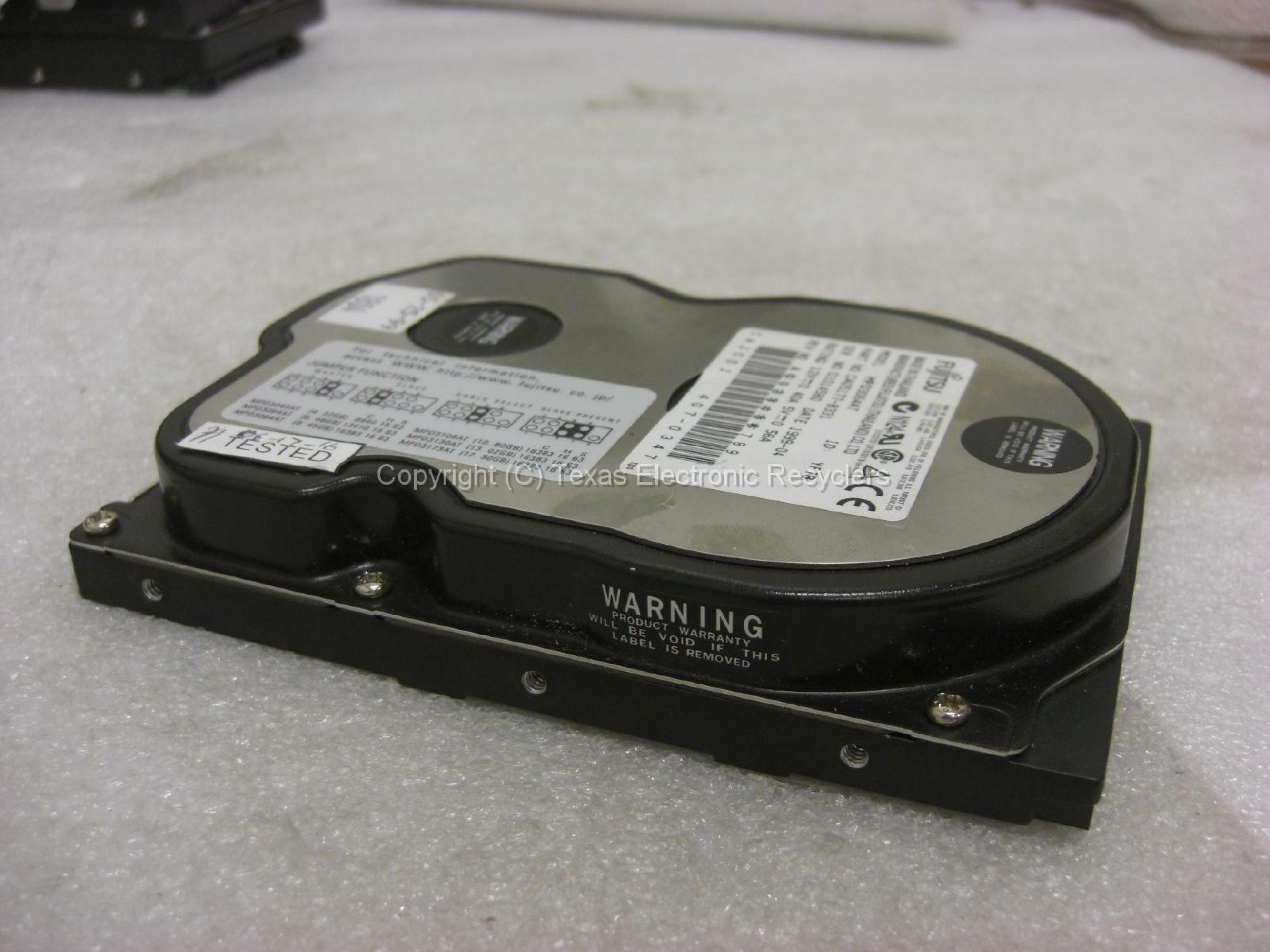 FUJITSU MPD3064AT 6.4GB 3.5INCH IDE HARD DRIVE