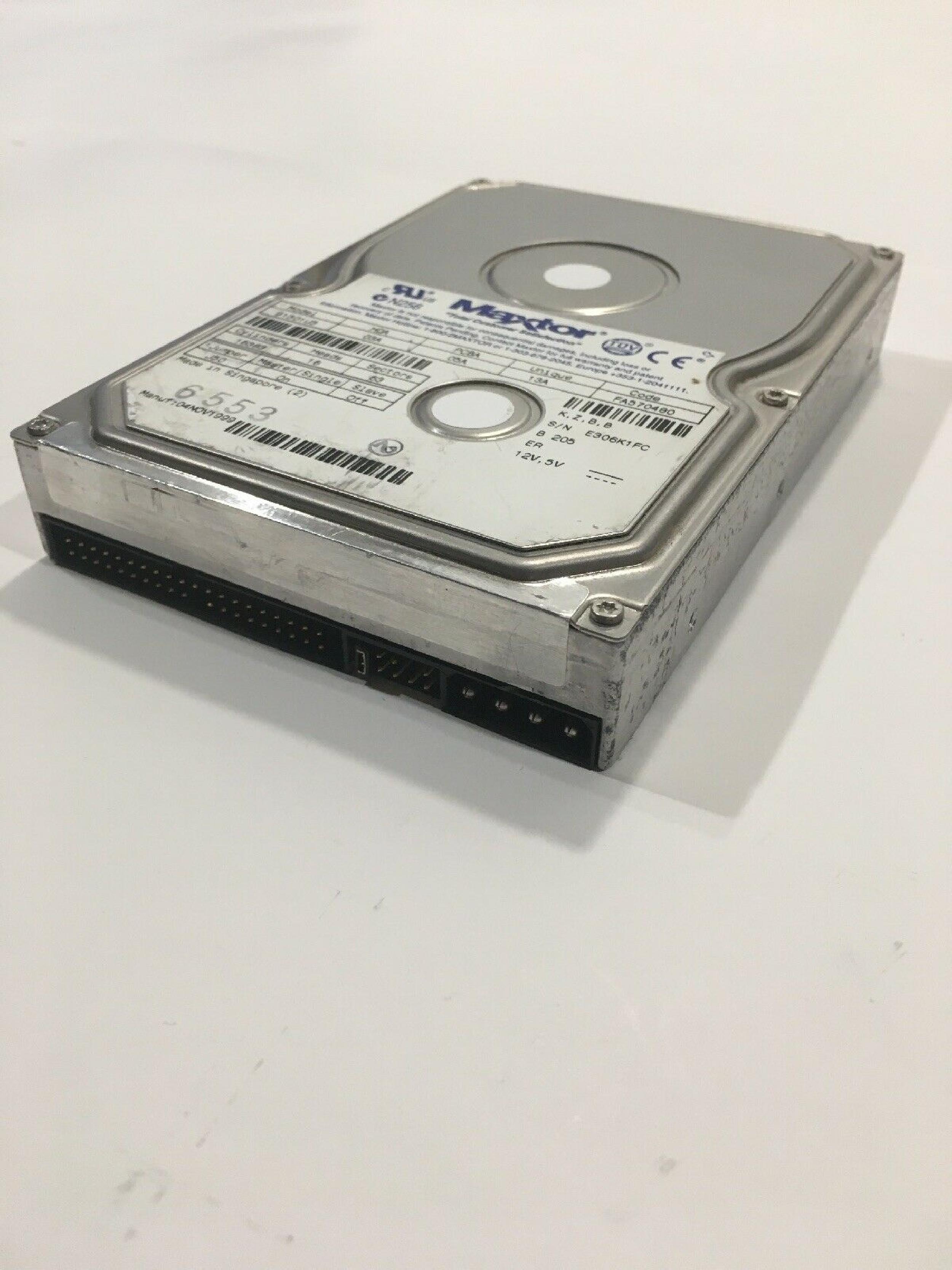 MAXTOR 91301U3 13GB 3.5INCH IDE HARD DRIVE