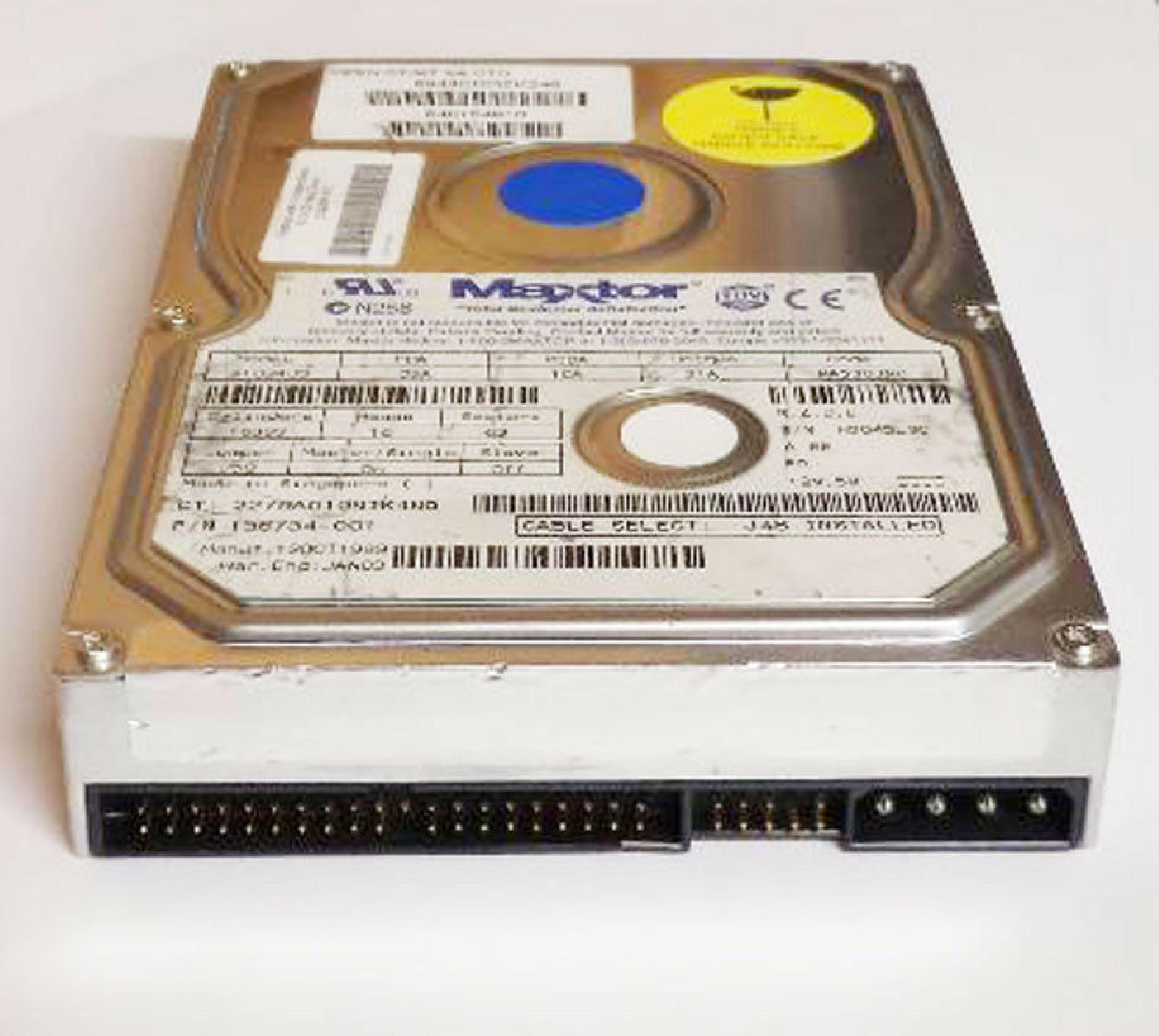 MAXTOR 91024U3 10.2GB 3.5INCH IDE HARD DRIVE