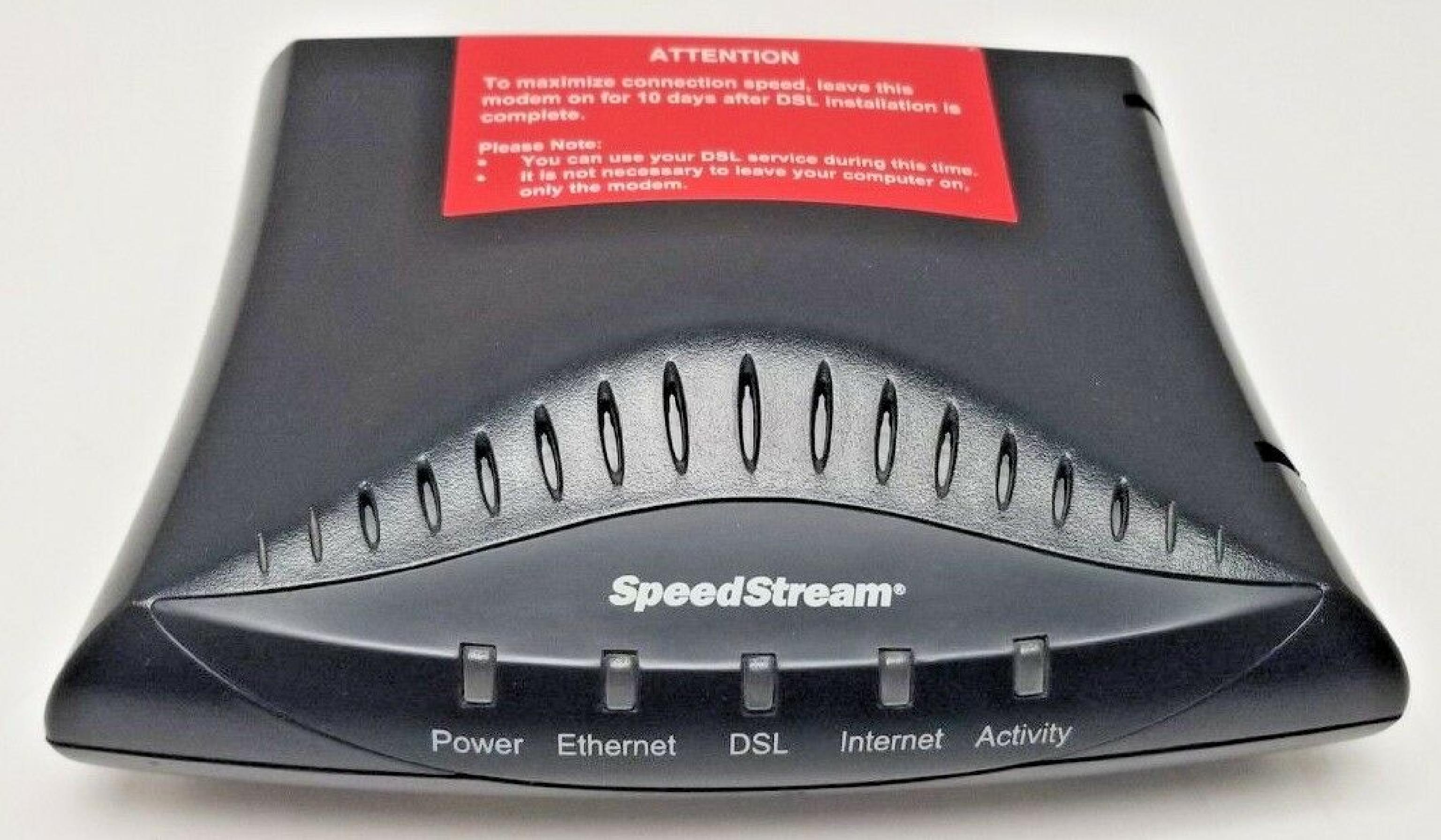 EFFICIENT NETWORKS INC 060-E142-A02 ETHERNET ADSL MODEM WITH AC ADAPTER