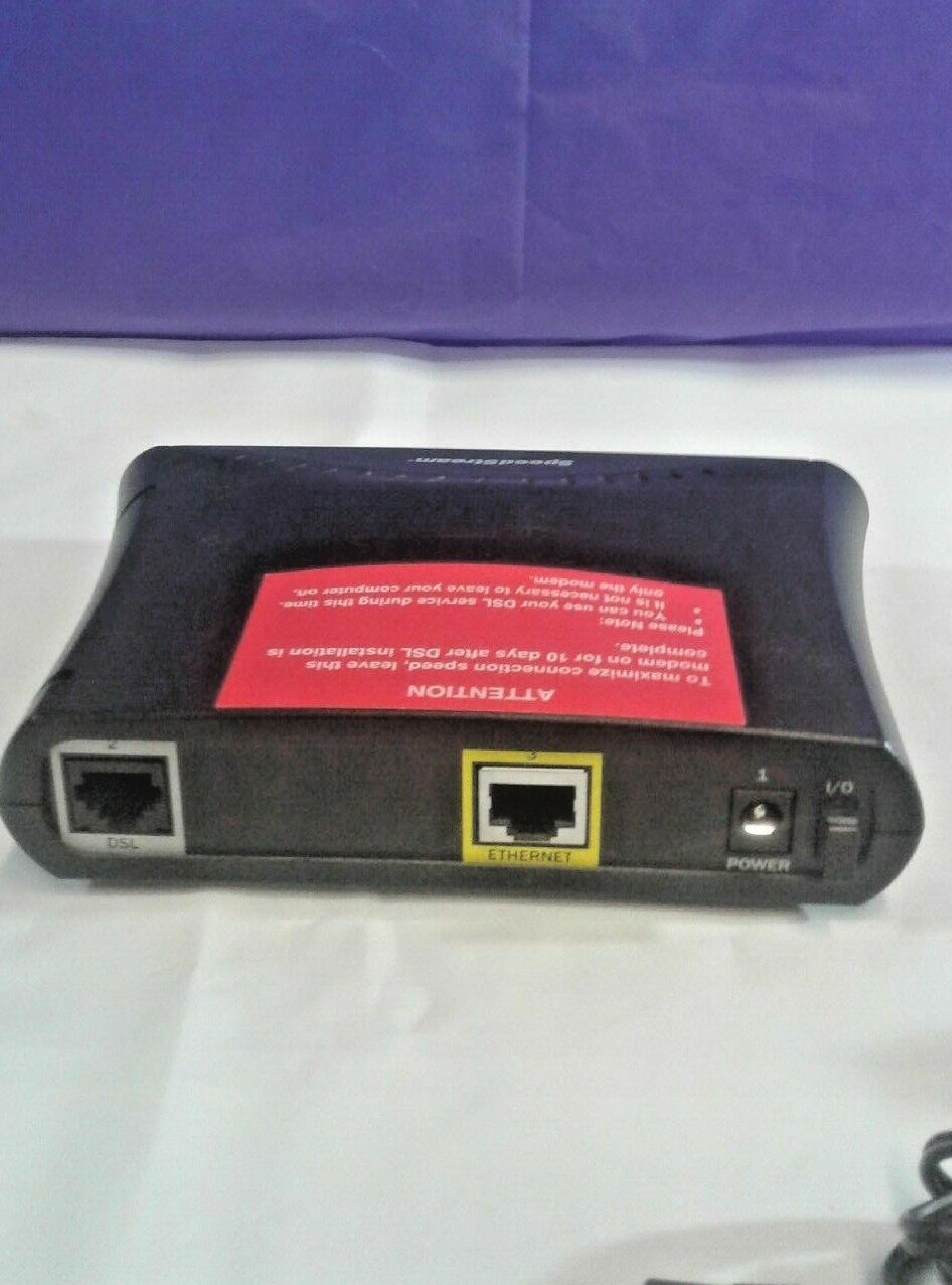 EFFICIENT NETWORKS INC 060-E141-A08 ETHERNET ADSL MODEM WITH AC ADAPTER