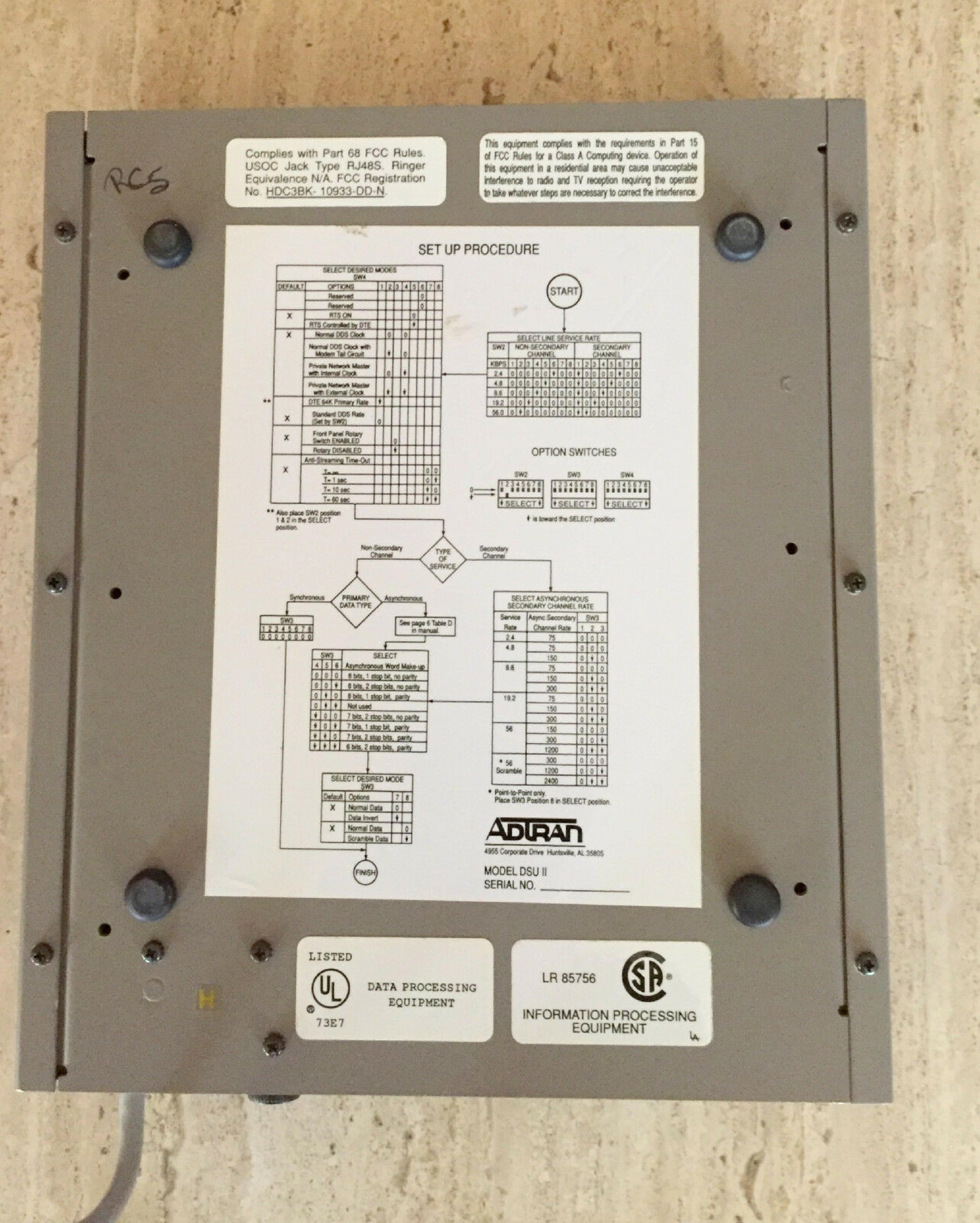 ADTRAN DSU II V.35 DSU