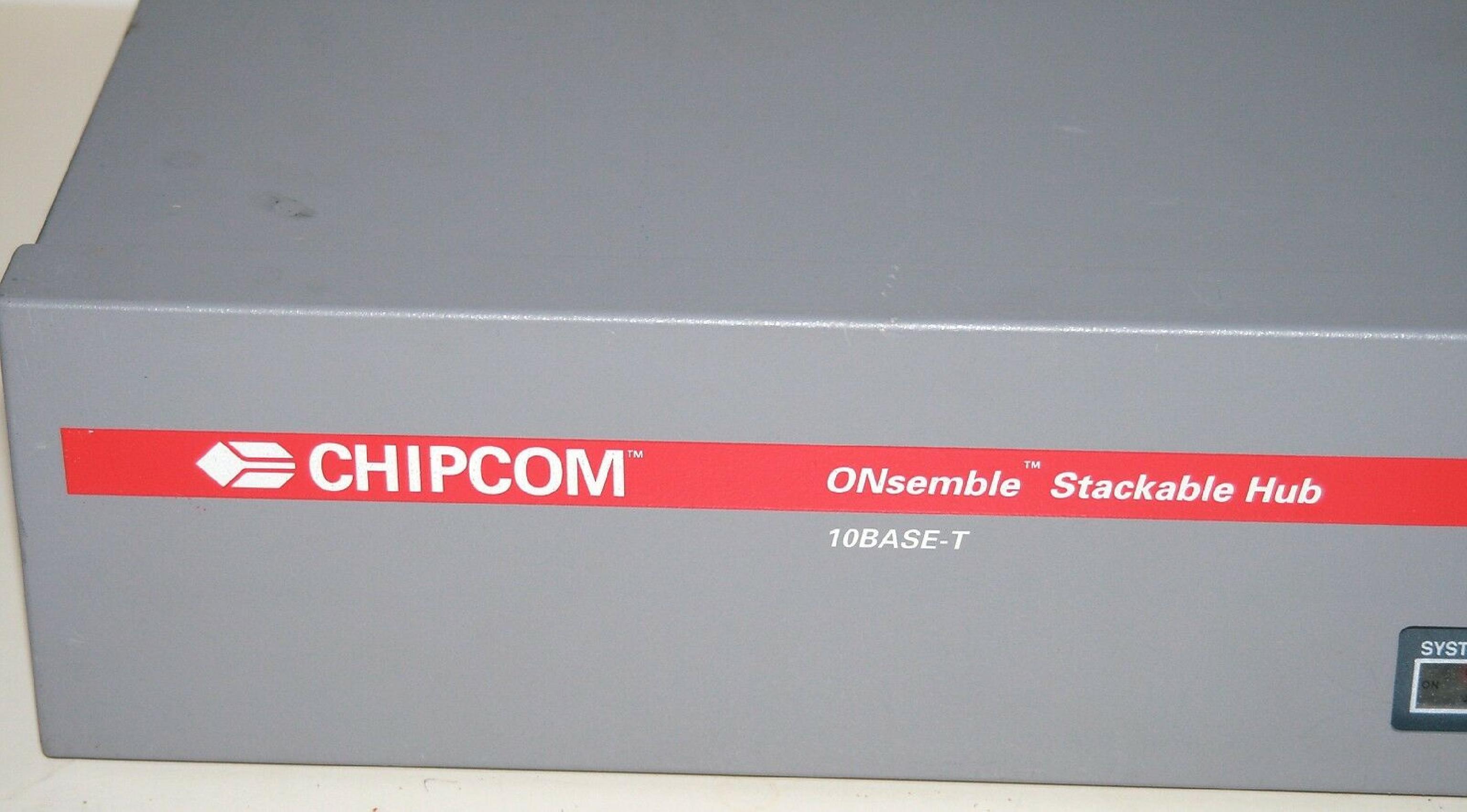 CHIPCOM 4112H-MTP 12 PORT 10BASE-T ONSEMBLE STACKABLE HUB