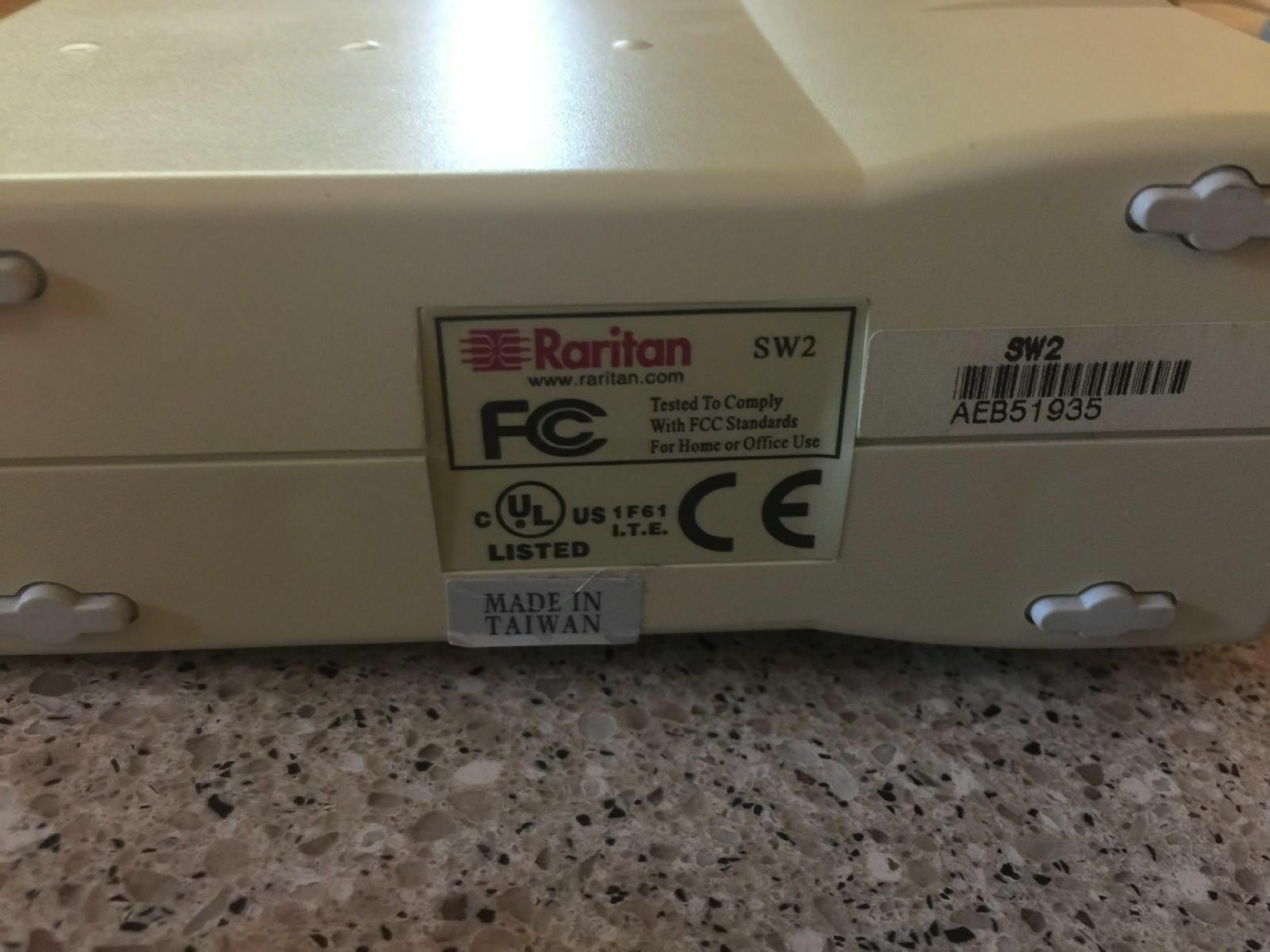 RARITAN COMPUTER SW2 KVM 2 PORT SWITCH