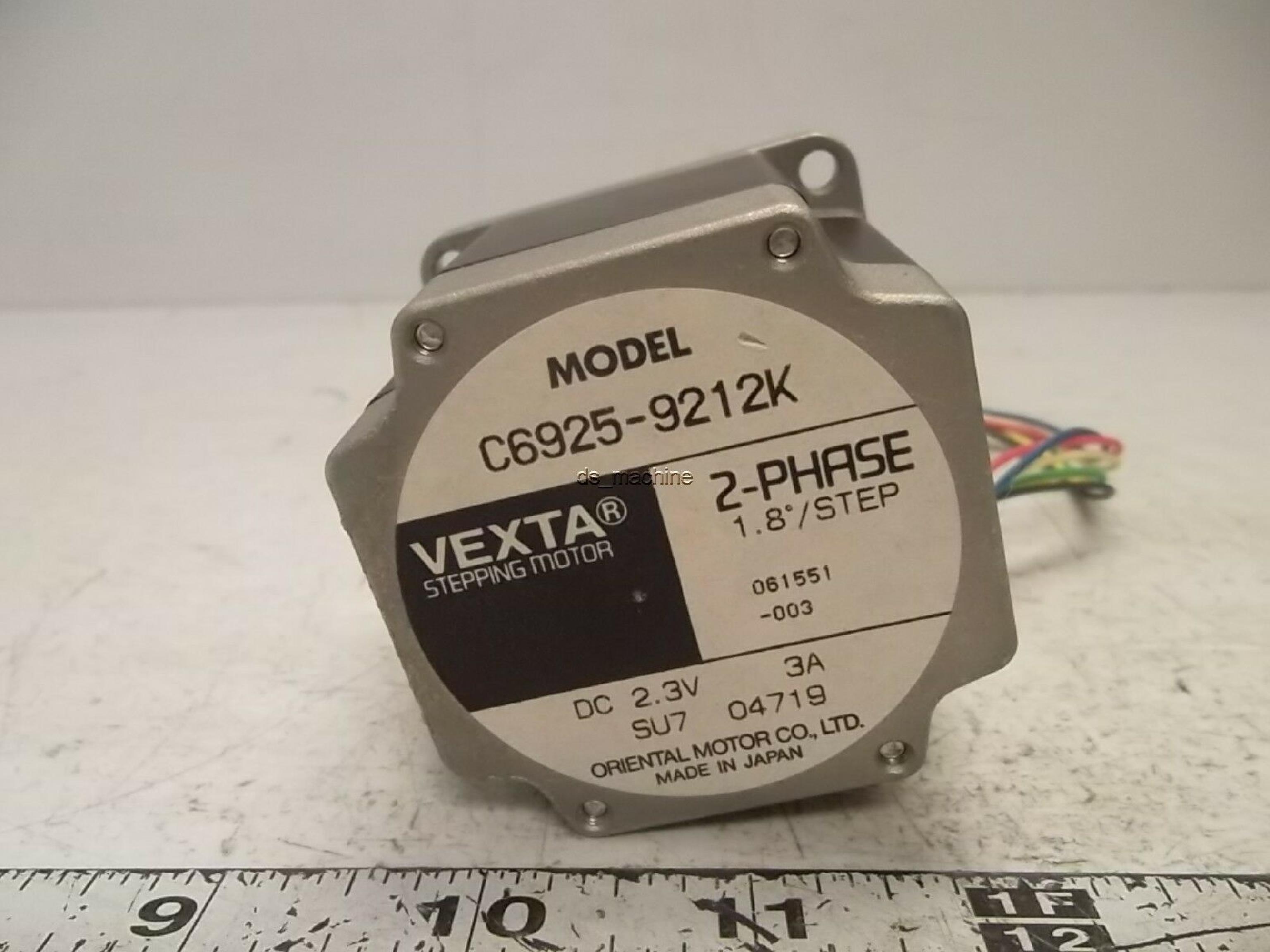 VEXTA / ORIENTAL MOTOR CO / INTERMEC TECHNOLOGIES CORPORATION C6925-9212K 2 PHASE 1.8* STEPPING MOTOR - 2.3VDC 3A FOR THERMAL LABEL PRINTER 2-PHASE