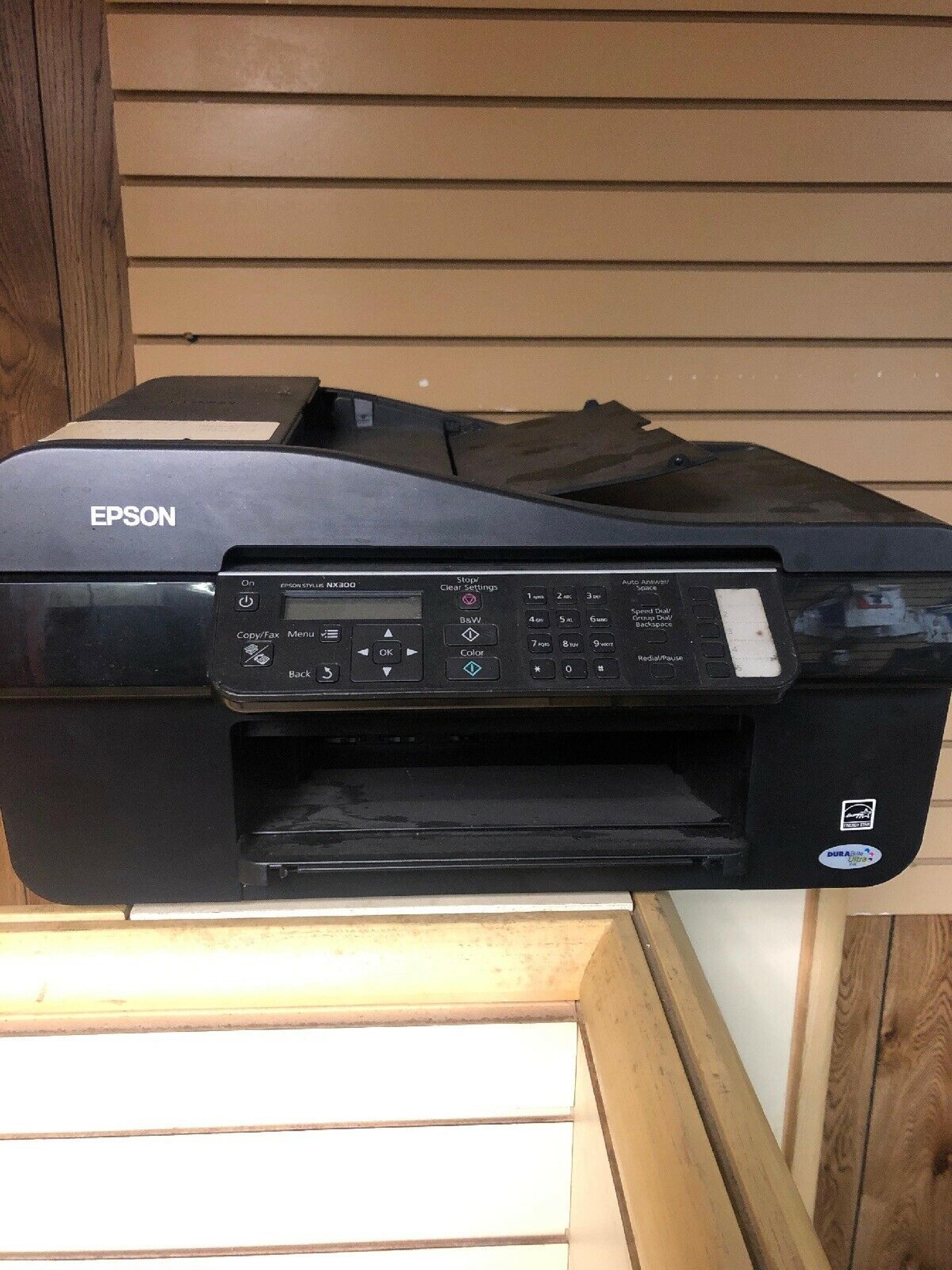 EPSON STYLUS NX300 COLOR MULTIFUNCTION PRINTER FAX SCANNER COPIER