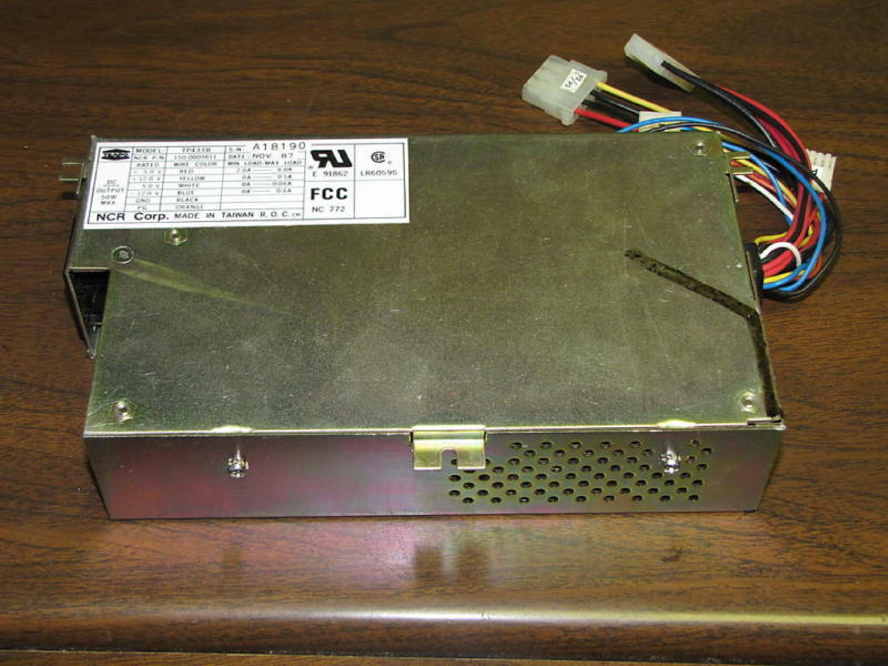 NCR 150-0003811 POWER SUPPLY PULLED FROM 1204