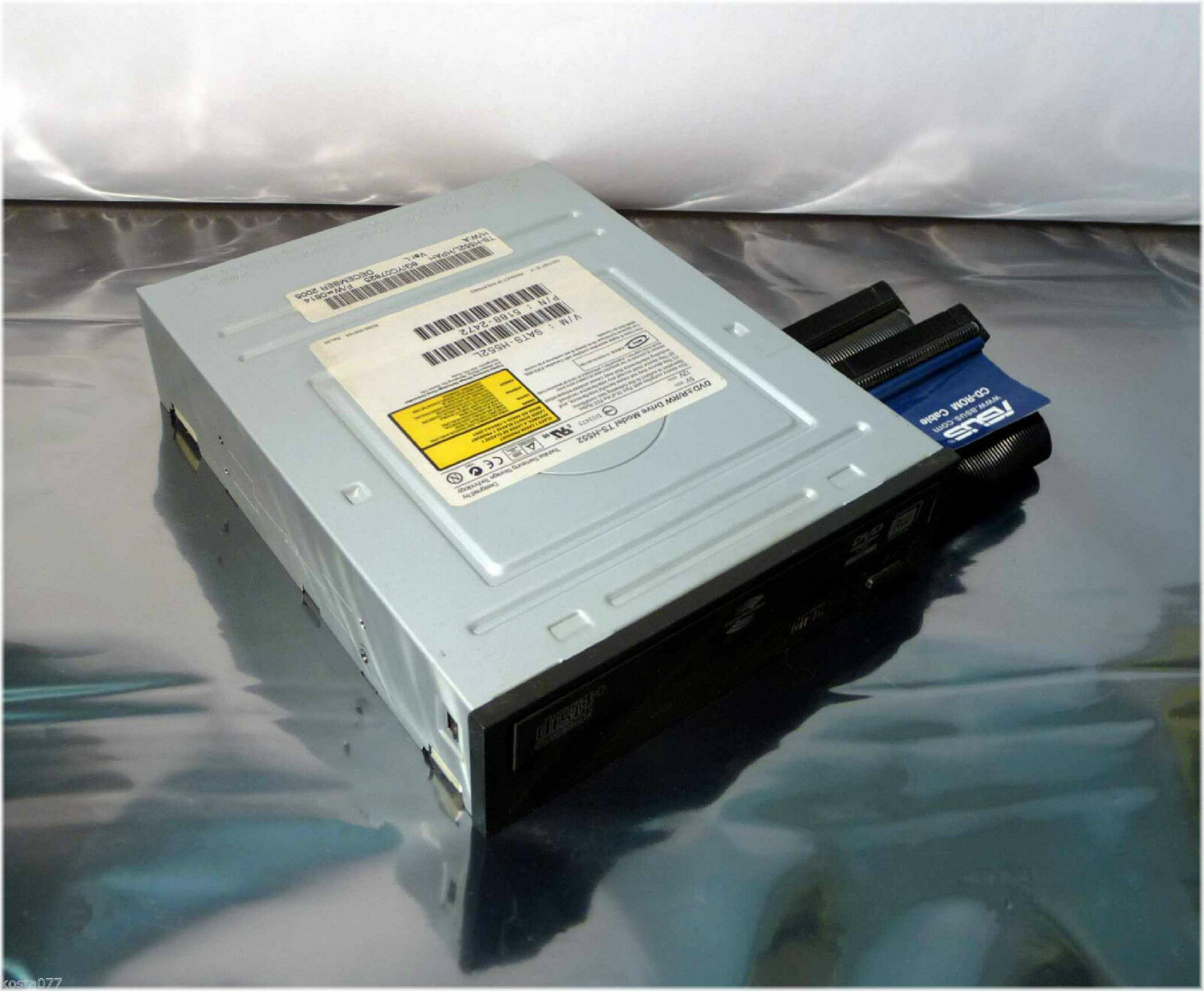 SAMSUNG TS-H552 DVD+R/+RW DRIVE WITH BLACK BEZEL