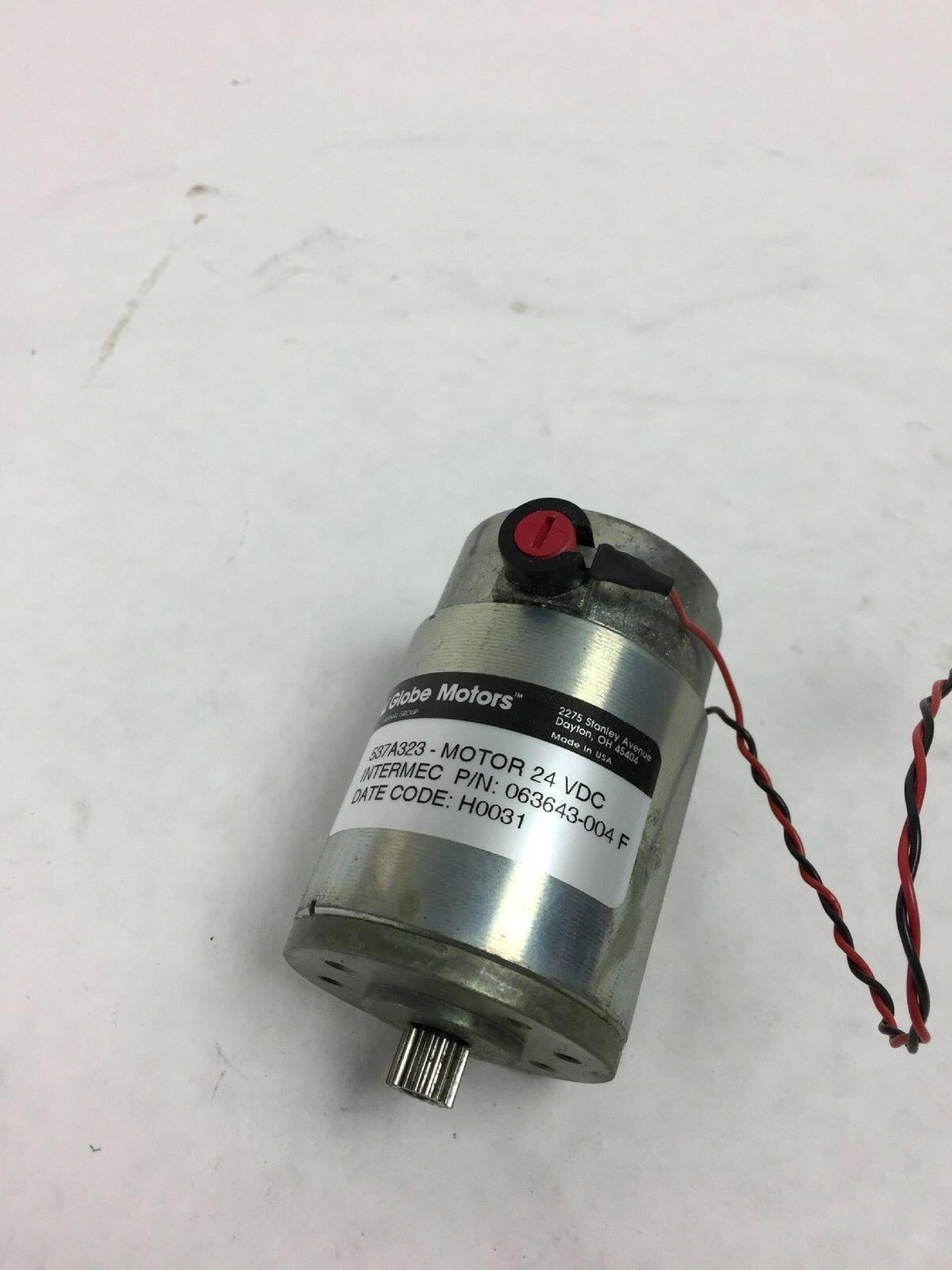 GLOBE MOTORS 537A323 24VDC MOTOR FOR INTERMEC 4420 PRINTER