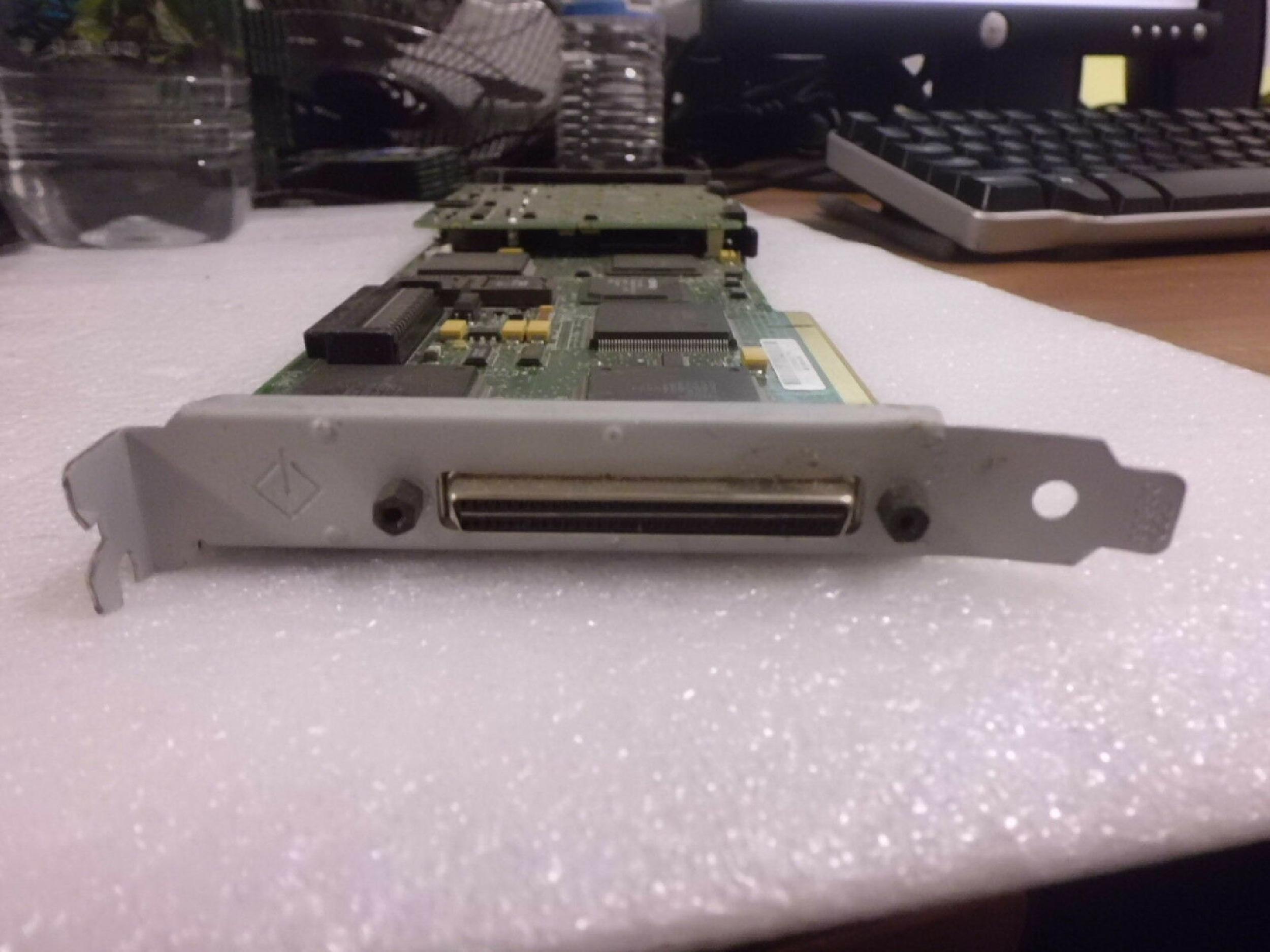 COMPAQ / HEWLETT PACKARD / HP 295244-001 68PIN SCSI RAID 2DH ARRAY CONTROLLER PCI WITH BATTERY CARD