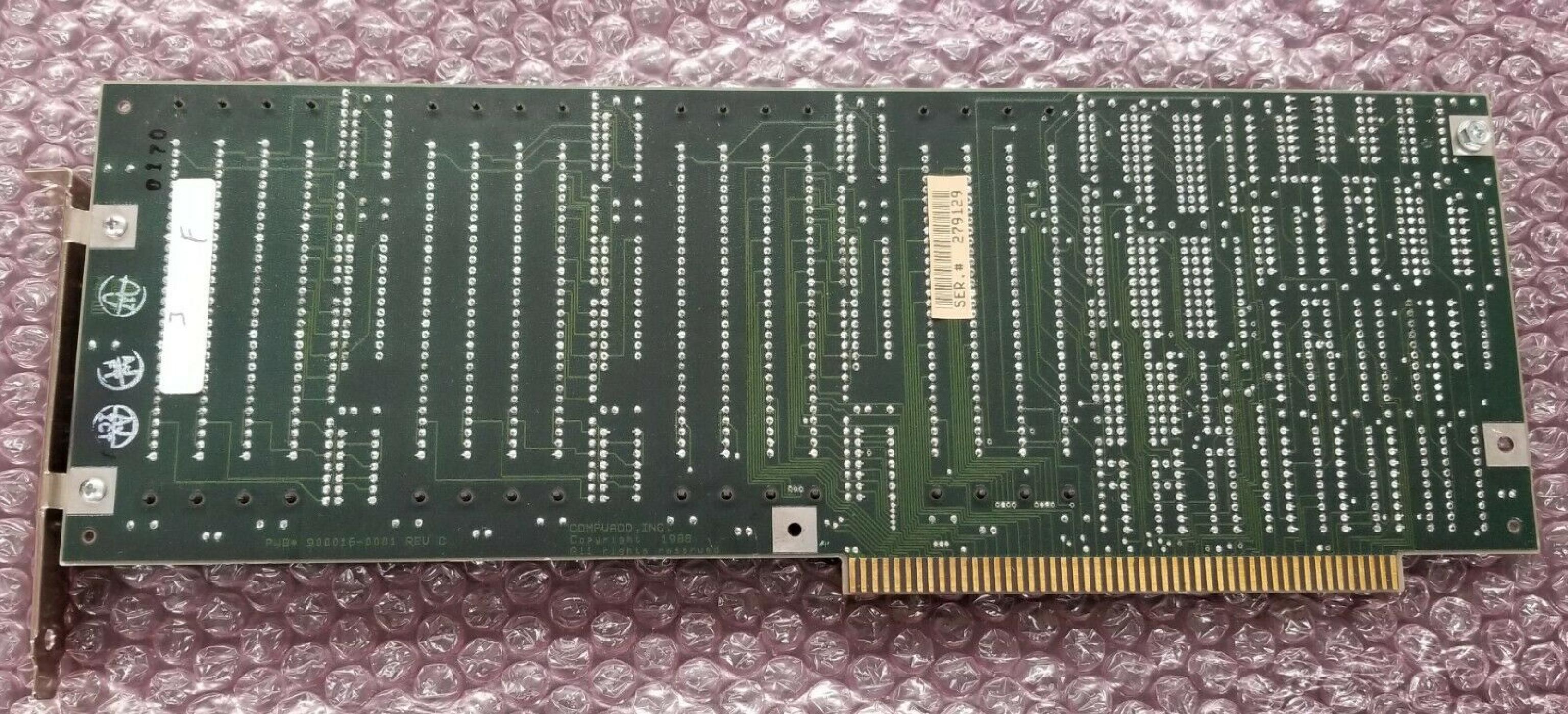 COMPUADD 190015 HIGH SPEED MEMORY BOARD