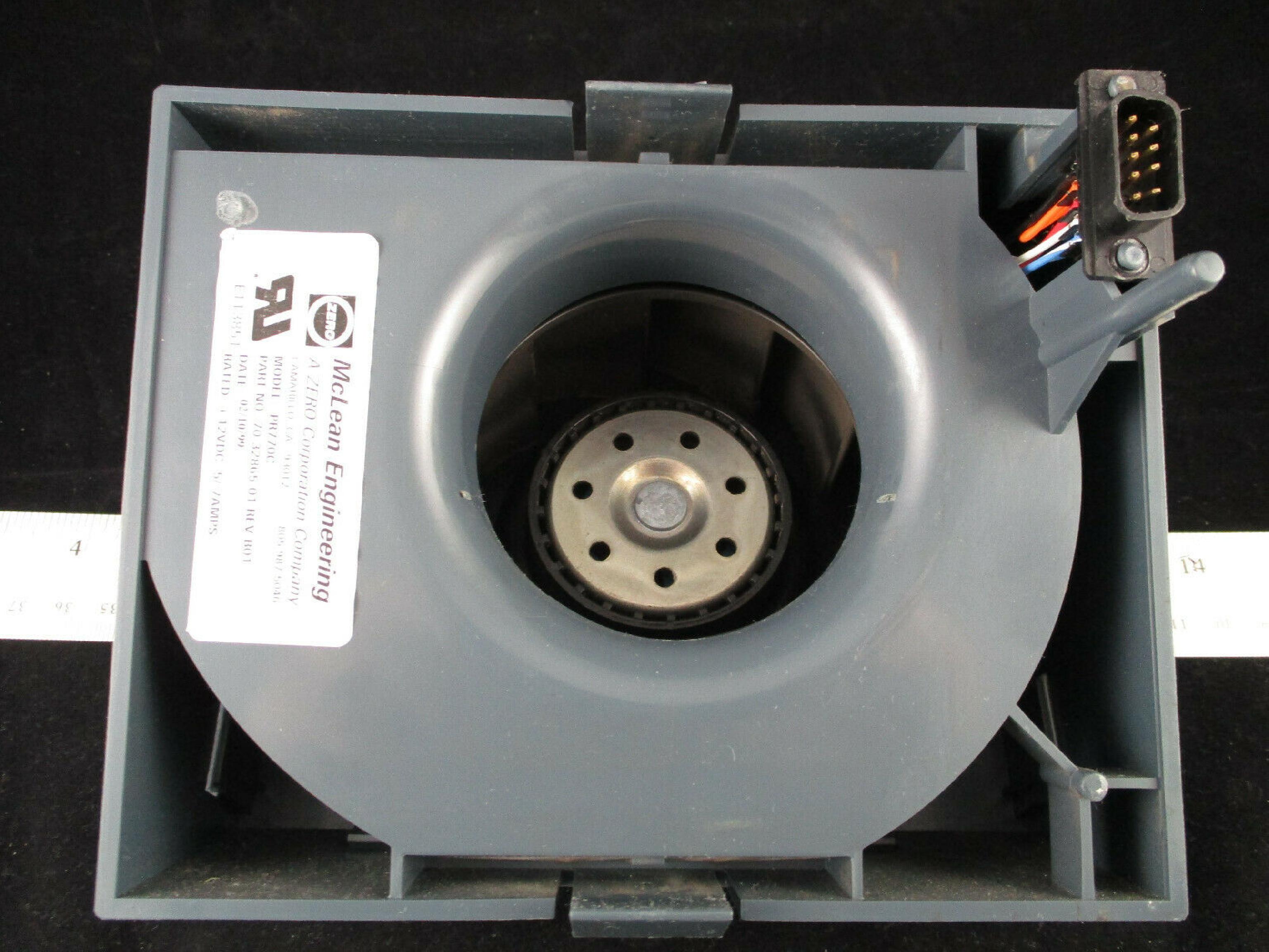 MCLEAN ENGINEERING PR770C BLOWER FAN 12VDC .5/.7AMPS