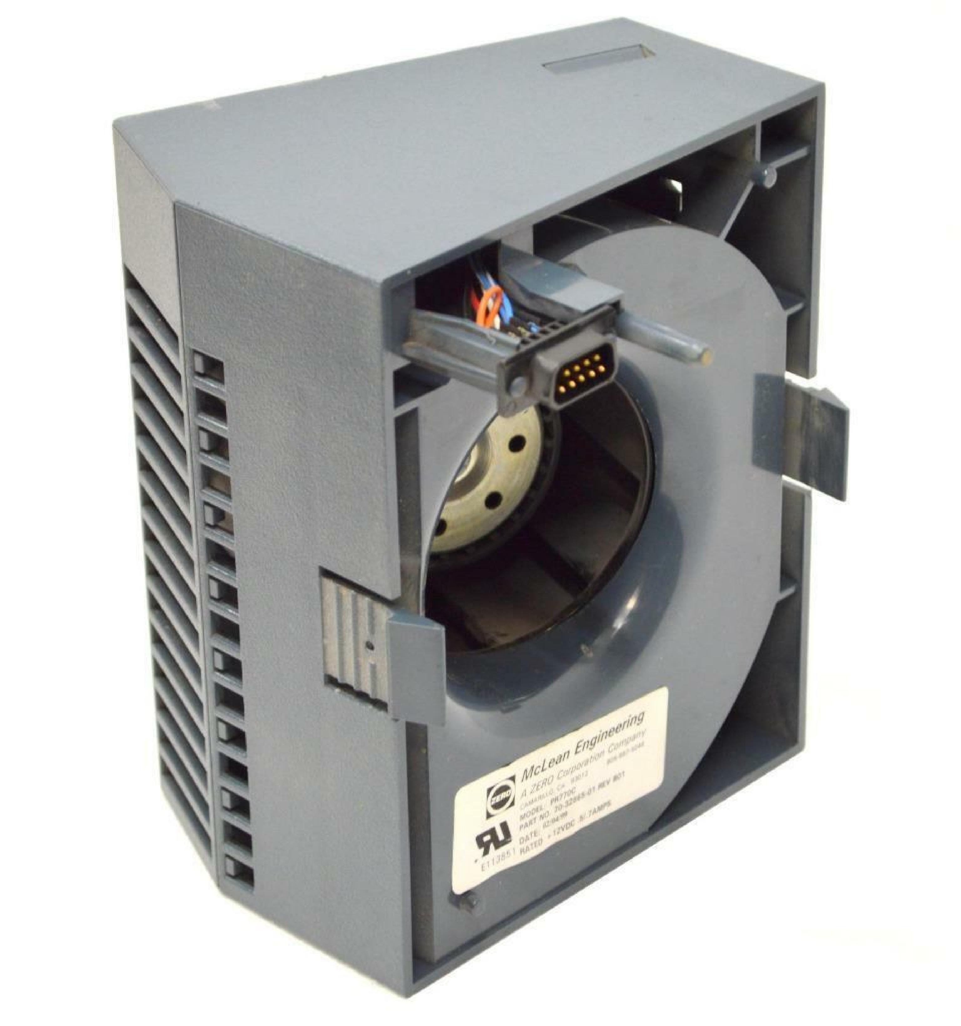 MCLEAN ENGINEERING PR770C BLOWER FAN 12VDC .5/.7AMPS