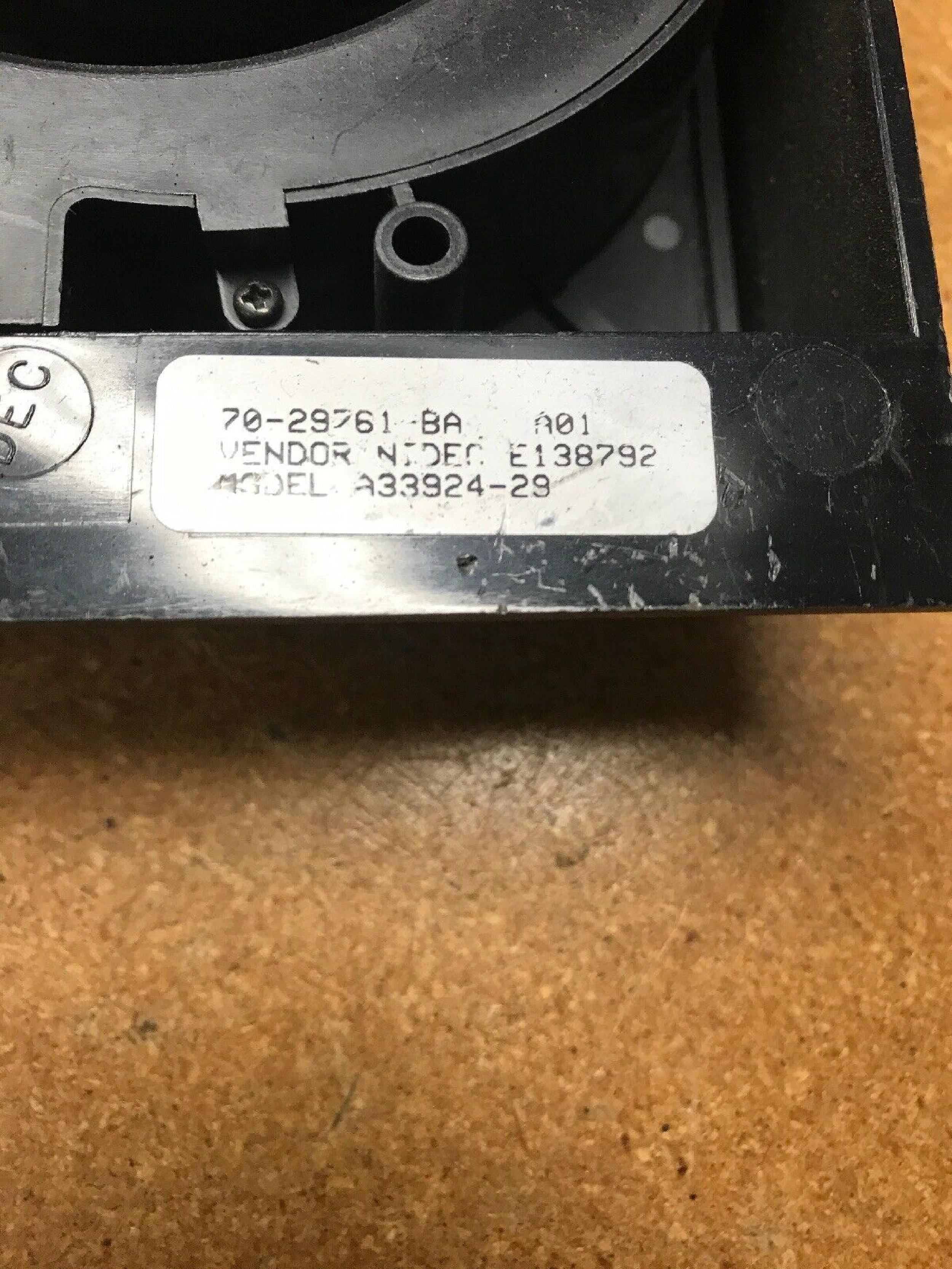 NIDEC A33924-29 BA356 12VDC .70A DUAL SPEED BLOWER ASSEMBLY GREY