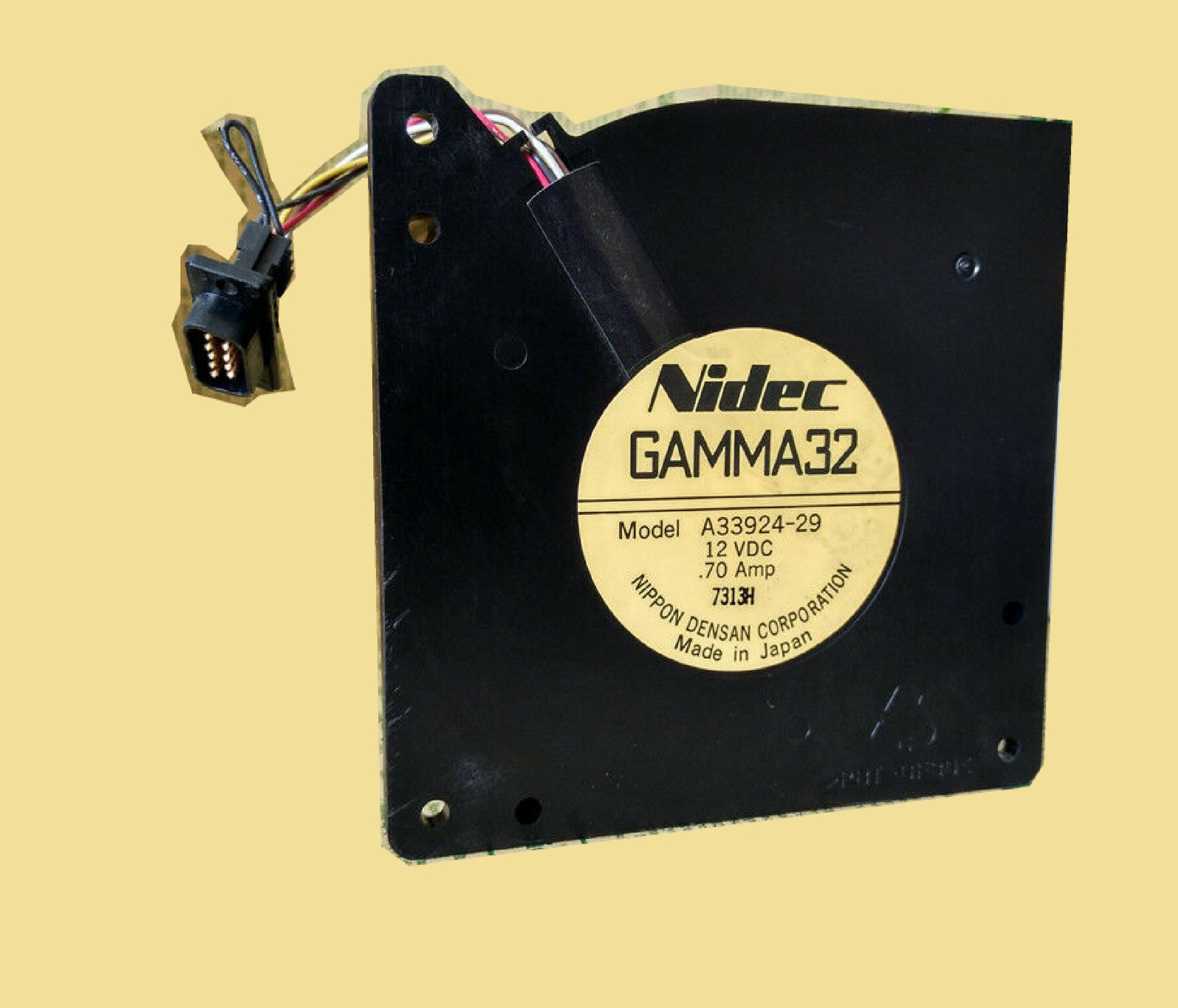 NIDEC A33924-29 BA356 12VDC .70A DUAL SPEED BLOWER ASSEMBLY GREY