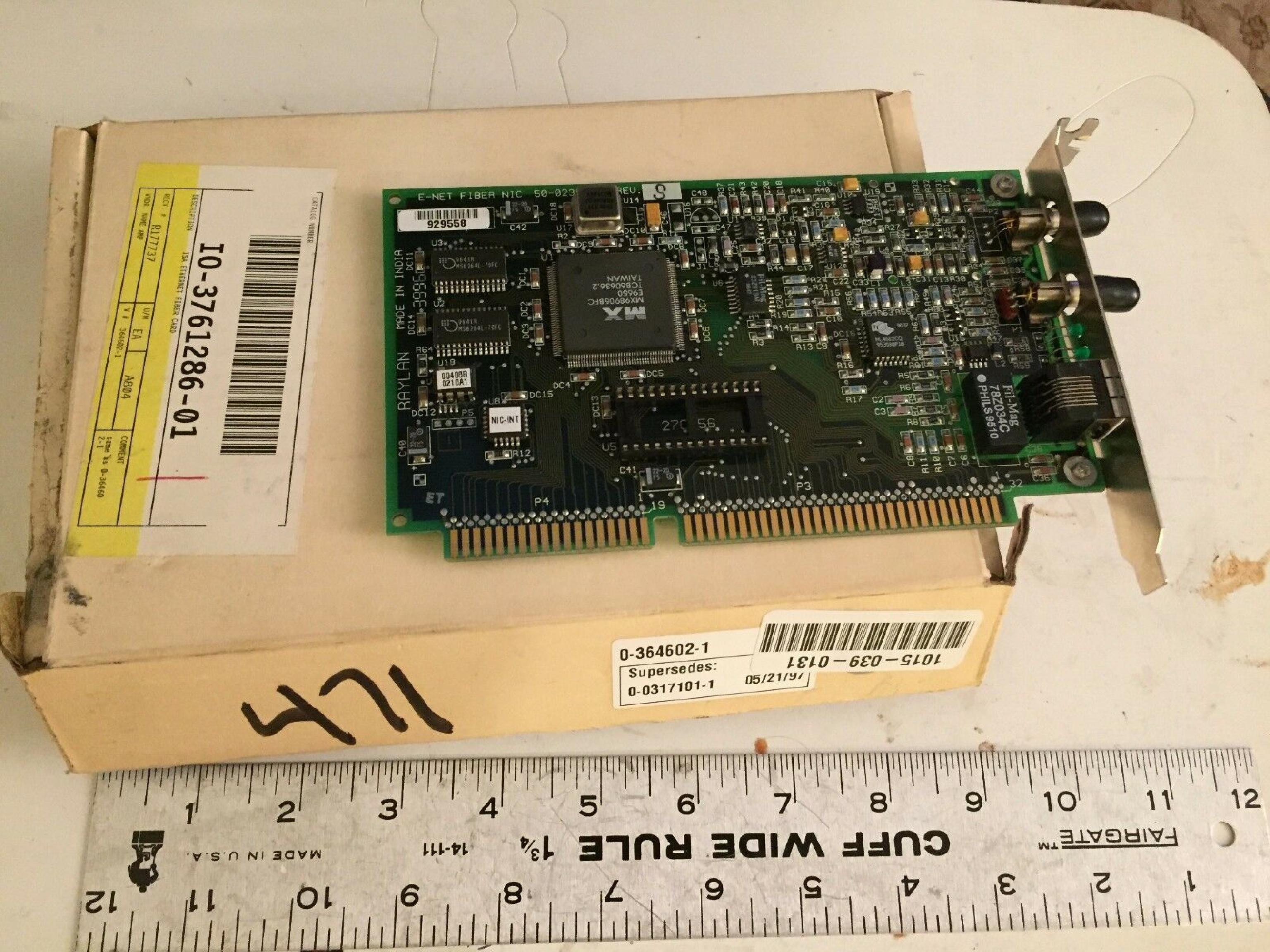 RAYLAN / AMP / TYCO 50-0230-001 100 BASE-TX/FX LAN CARD WITH SLIDE IN CONNECTOR