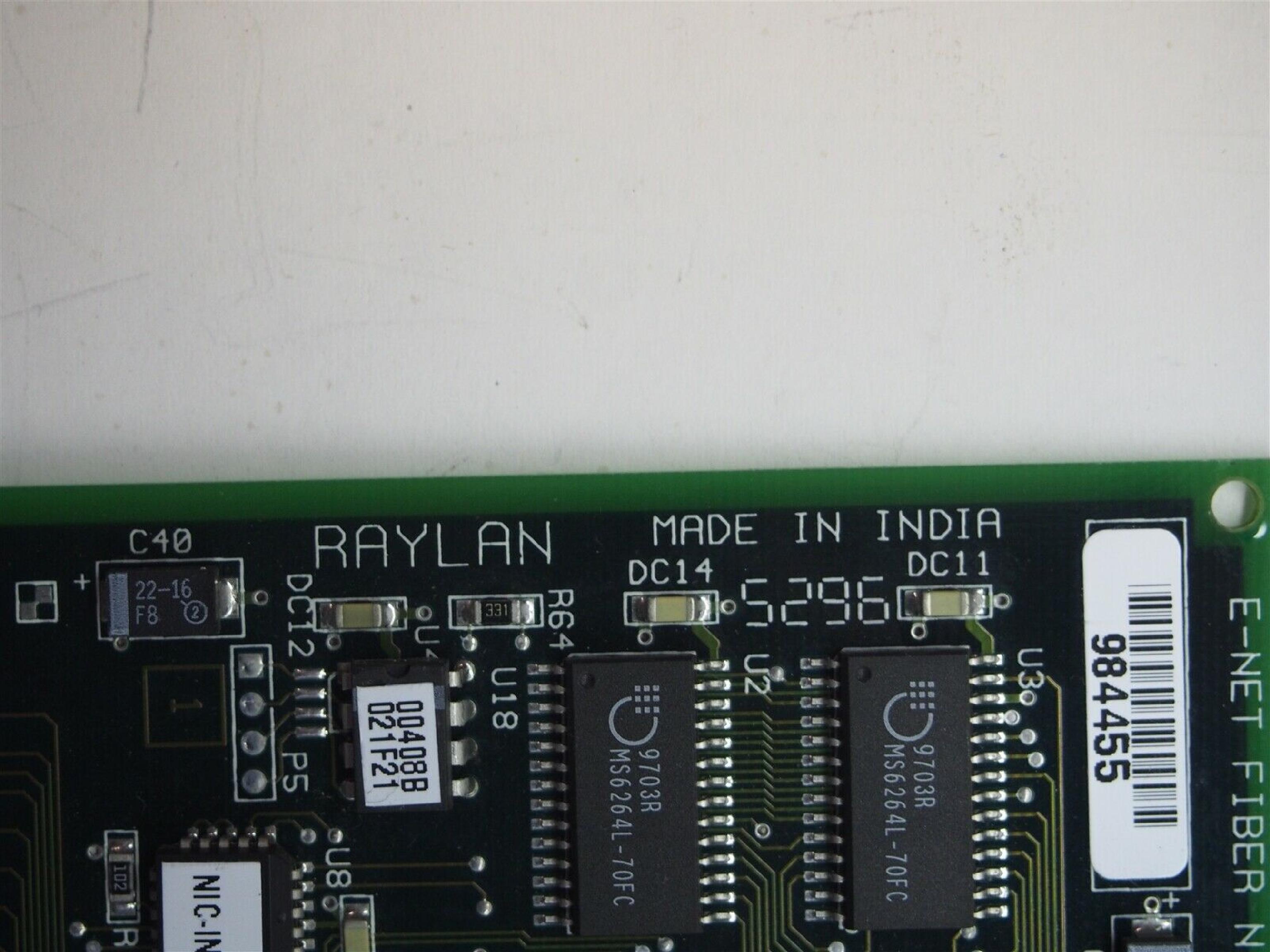 RAYLAN / AMP / TYCO 50-0230-001 100 BASE-TX/FX LAN CARD WITH SLIDE IN CONNECTOR