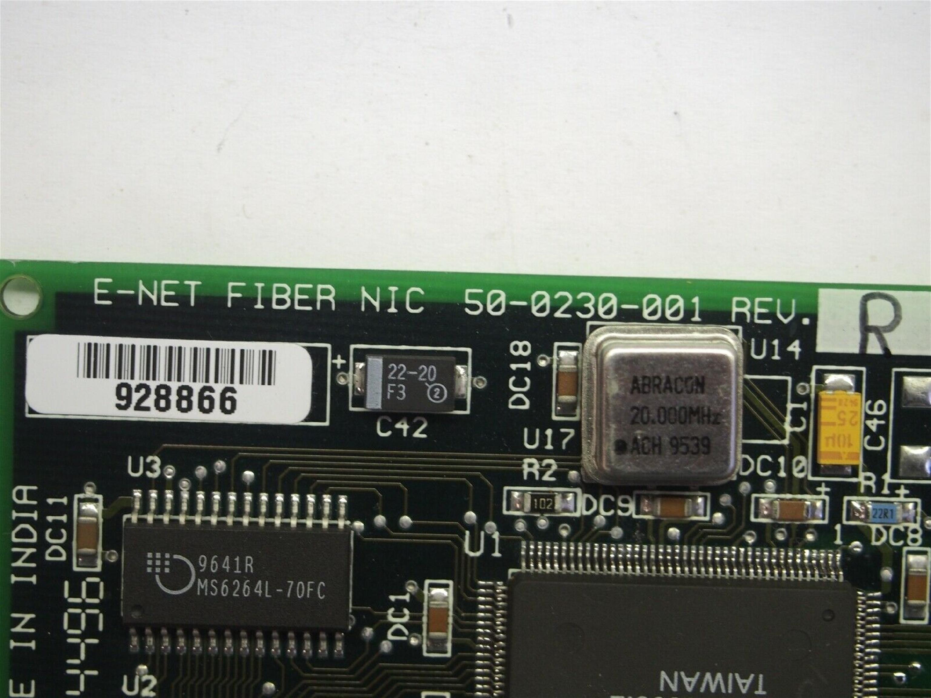 RAYLAN / AMP / TYCO 50-0230-001 100 BASE-TX/FX LAN CARD WITH SLIDE IN CONNECTOR