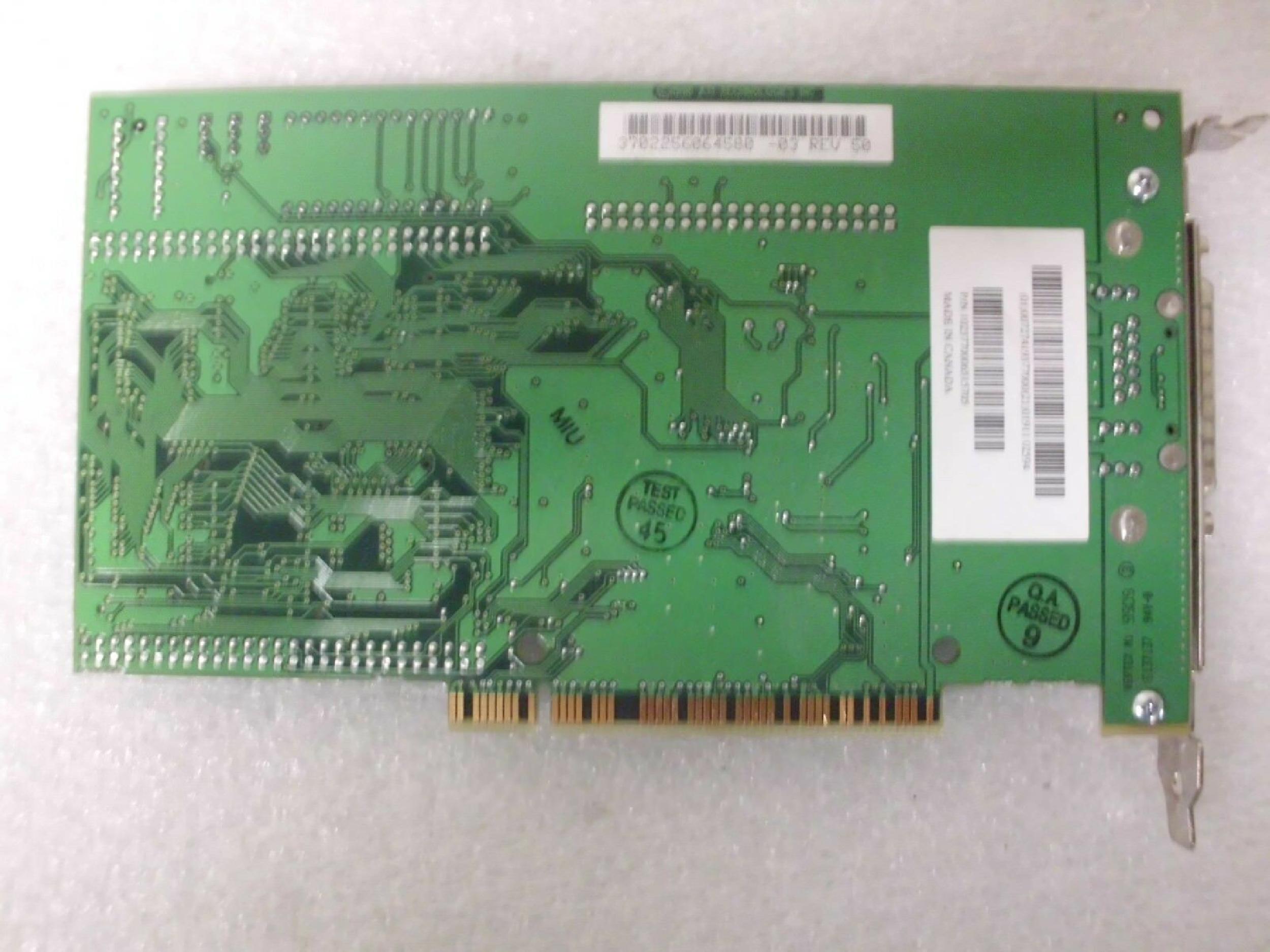 ATI 109-37700-00 SUN 109-37700-00 MACH64 PCI VIDEO CARD 370 2256 13W3M PORT