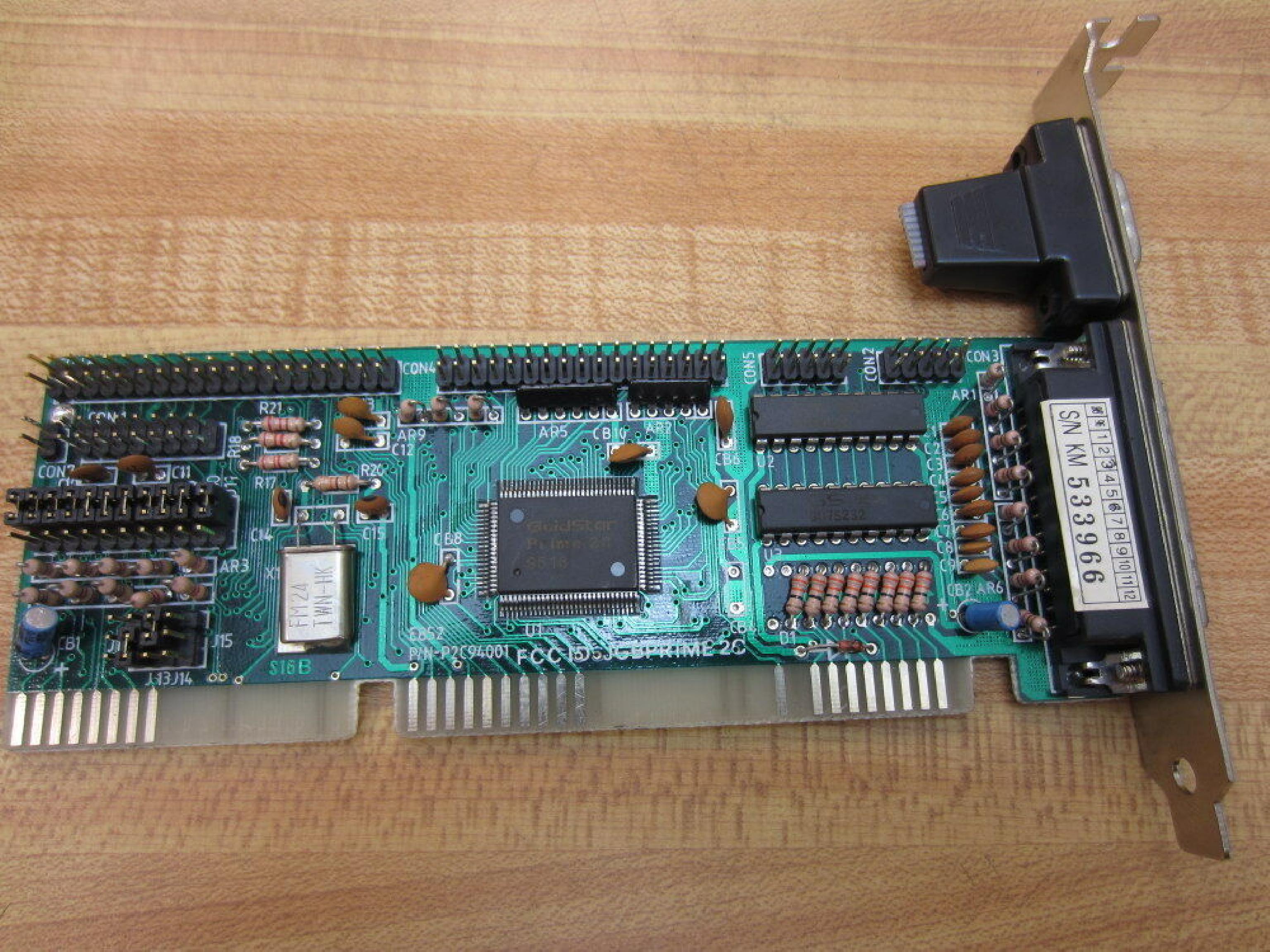 GOLDSTAR P2C94001 PRIME 2C ISA PARALLEL/SERIAL PORT CARD