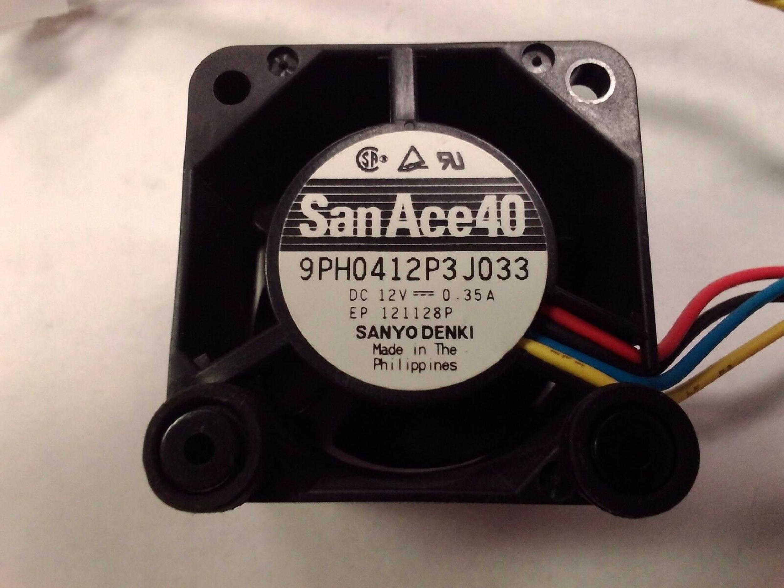 NIDEC B35116-57G1 12VDC .12A FAN - 60MM X 25MM WITH 11.5CM 3 WIRE CABLE AND 3PIN CONNECTOR