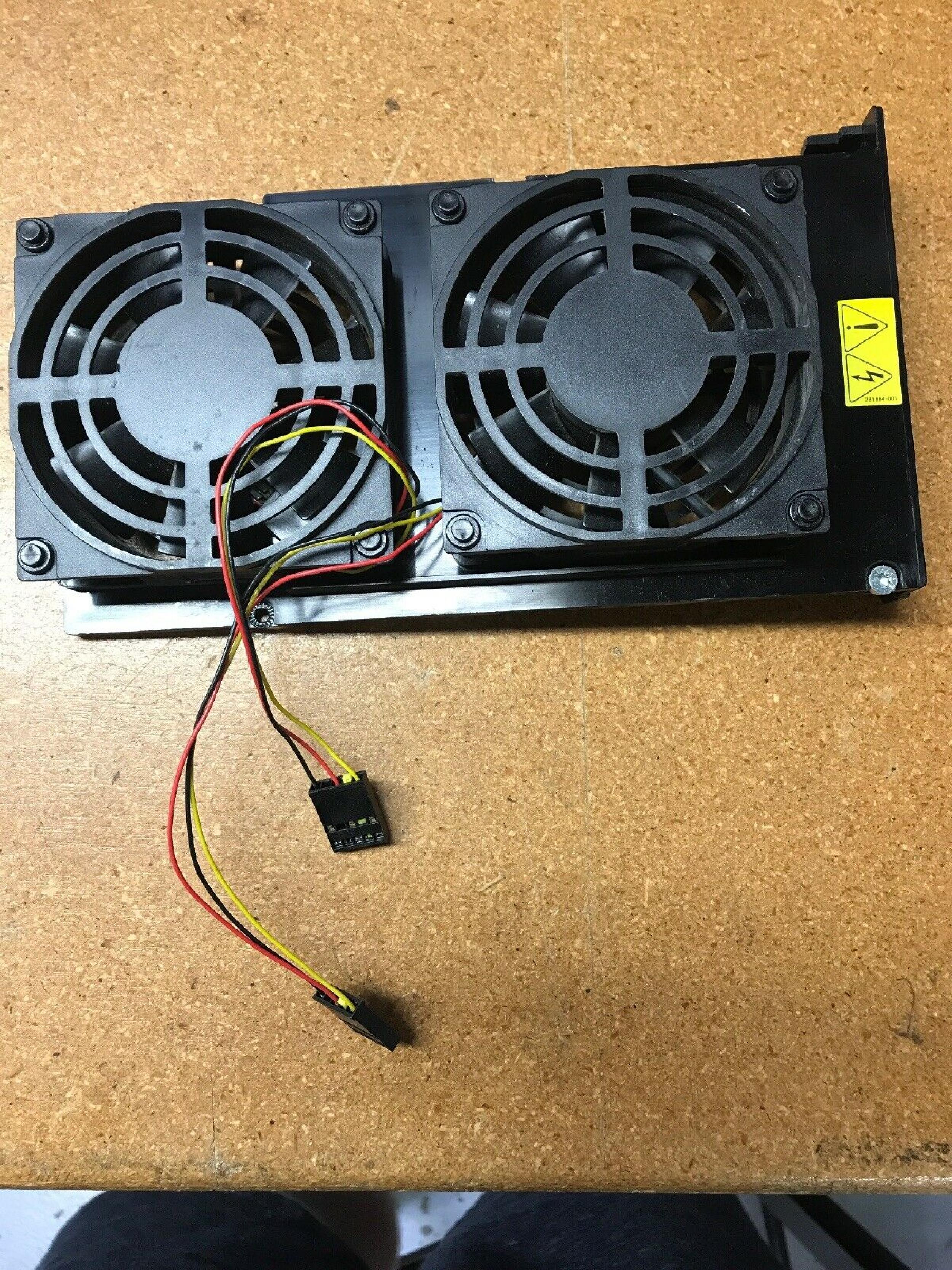 COMPAQ / HEWLETT PACKARD / HP 283667-002 PROLIANT FAN ASSEMBLY DUAL