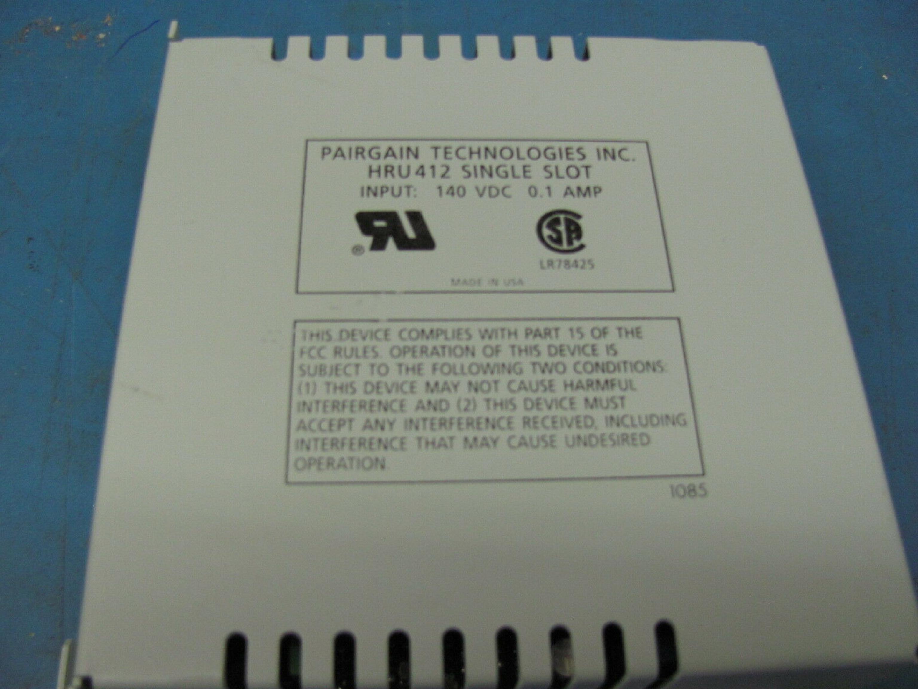 PAIRGAIN TECHNOLOGIES HRU 412 HIGAIN REM UNIT