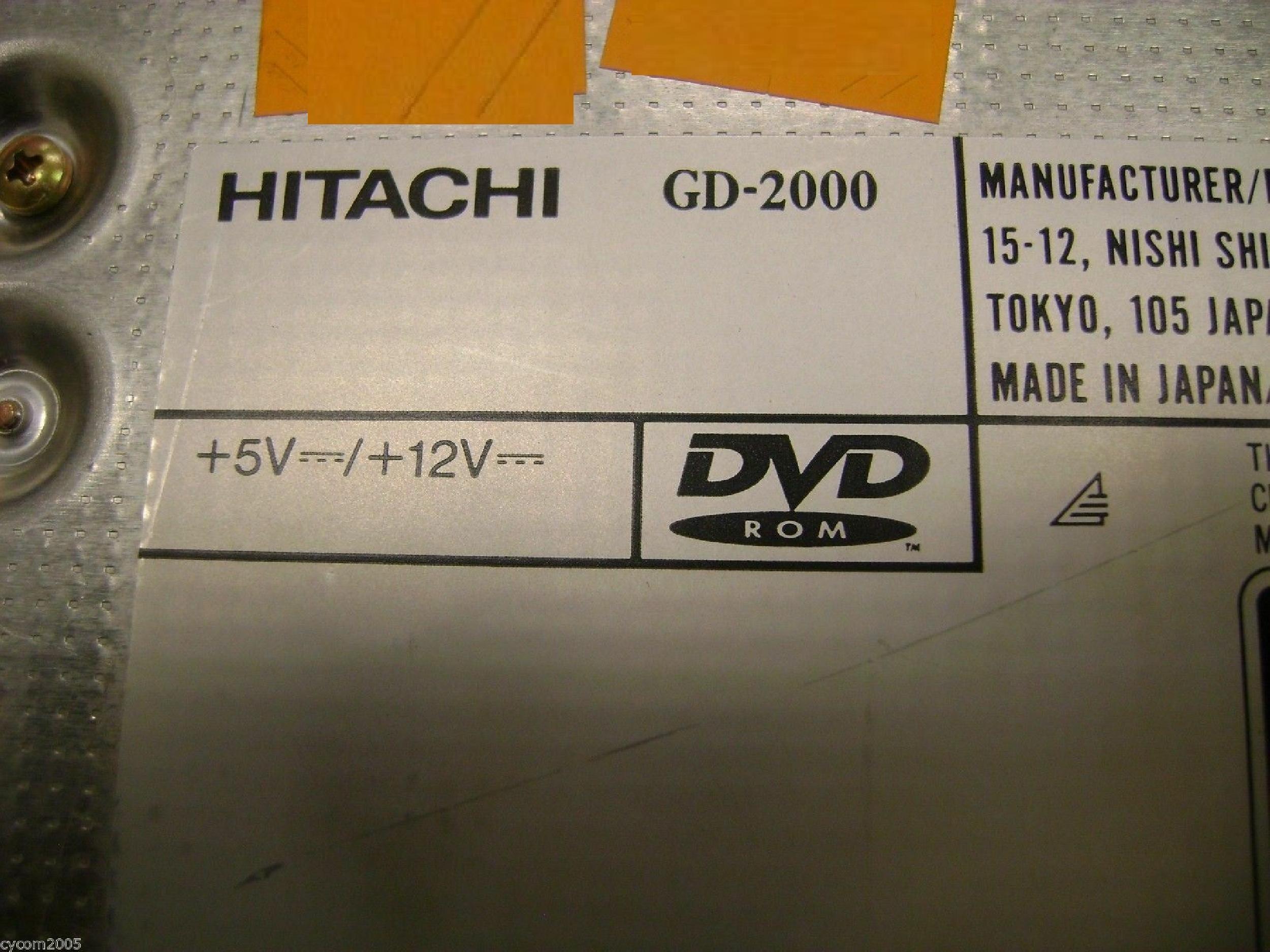 COMPAQ / HEWLETT PACKARD / HP 286466-605 DVD ROM DRIVE WITH BLACK BEZEL