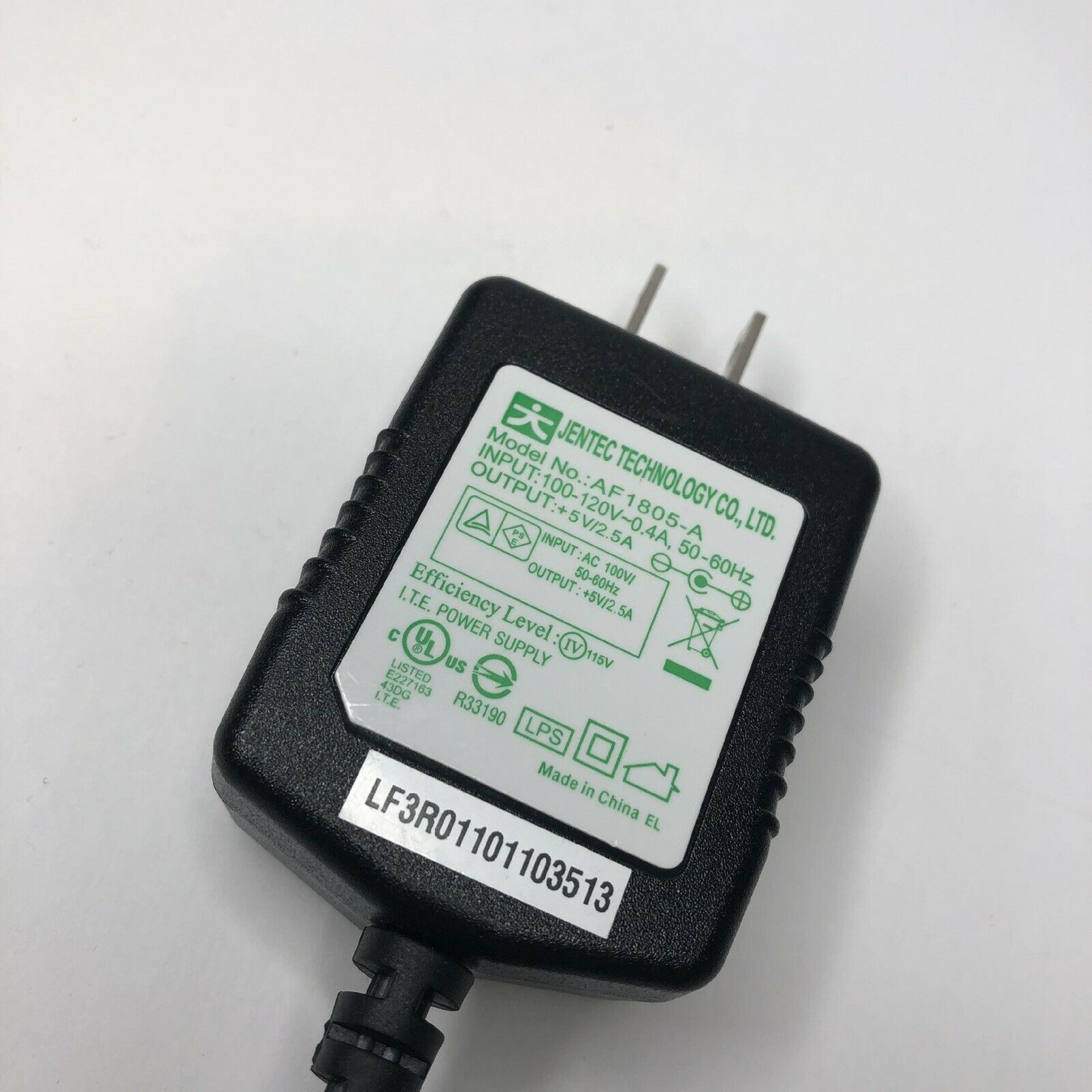 D-LINK SYSTEMS AF1805-A 5VDC 2.5A OD:5.5MM ID:2.2MM POSITIVE CENTER POLE