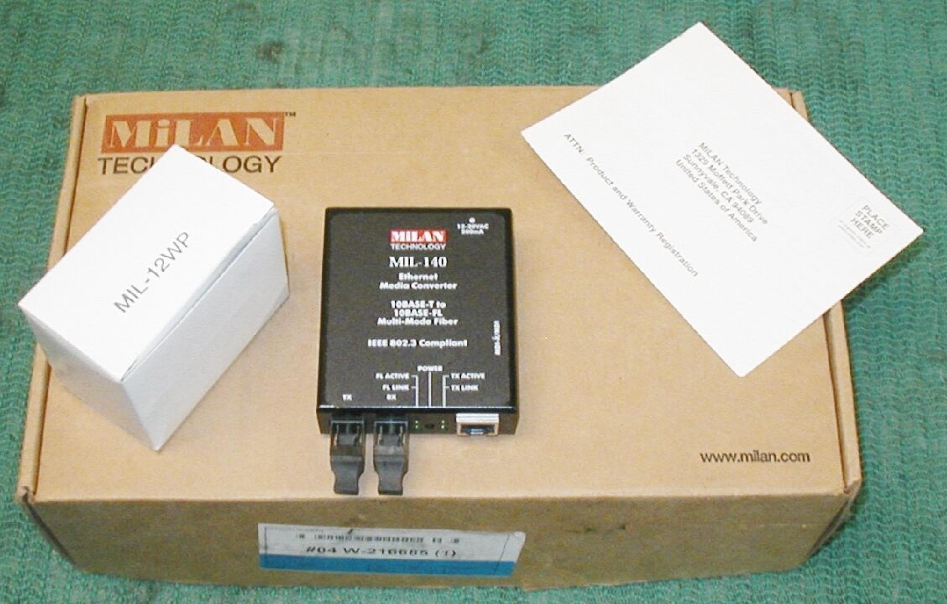 MILAN MIL 140 10BASE FL CONVERTER