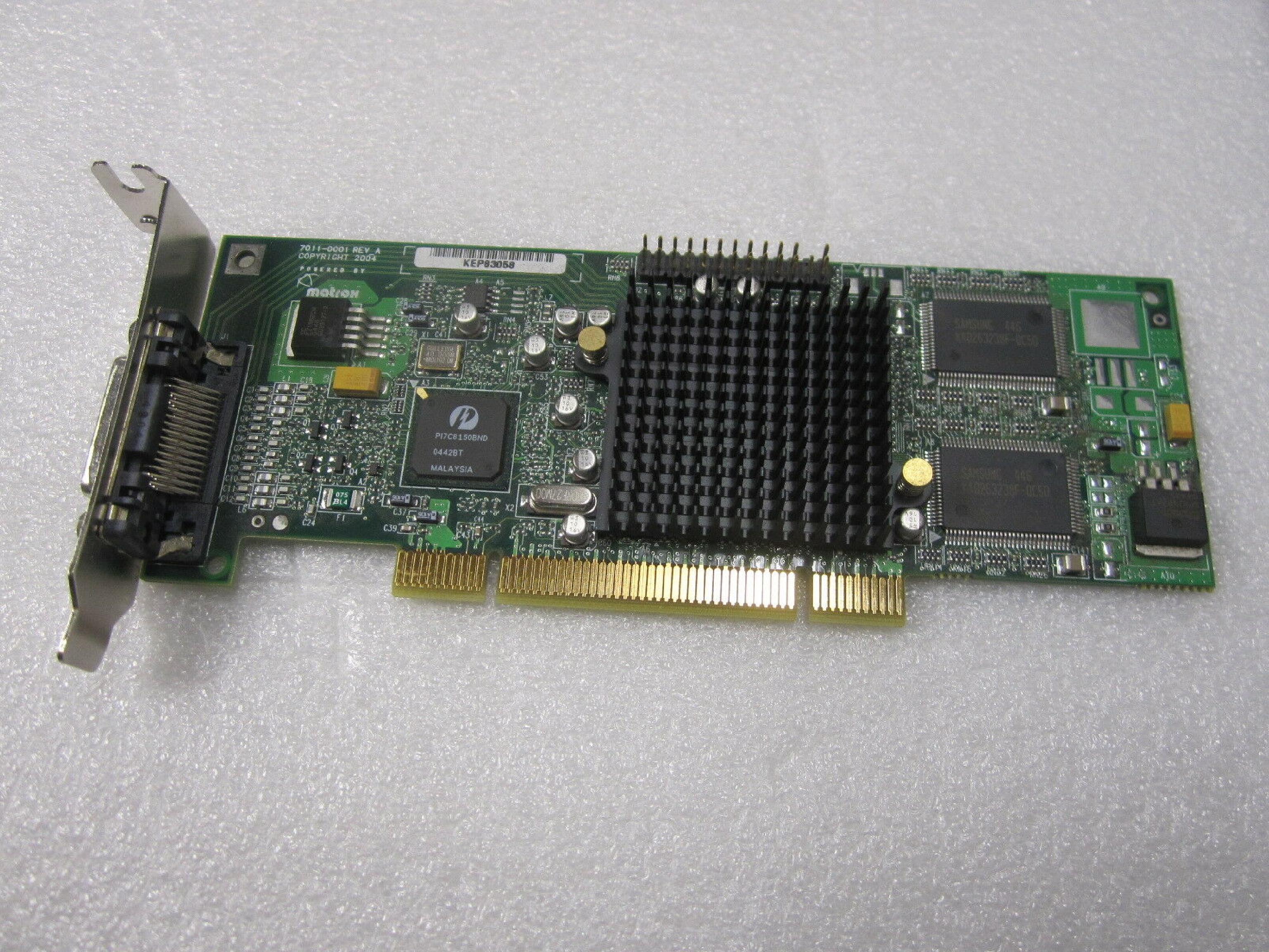 MATROX MGI G55MDDLP32DR 32MB MGA 550 LOW PROFILE PCI VIDEO CARD