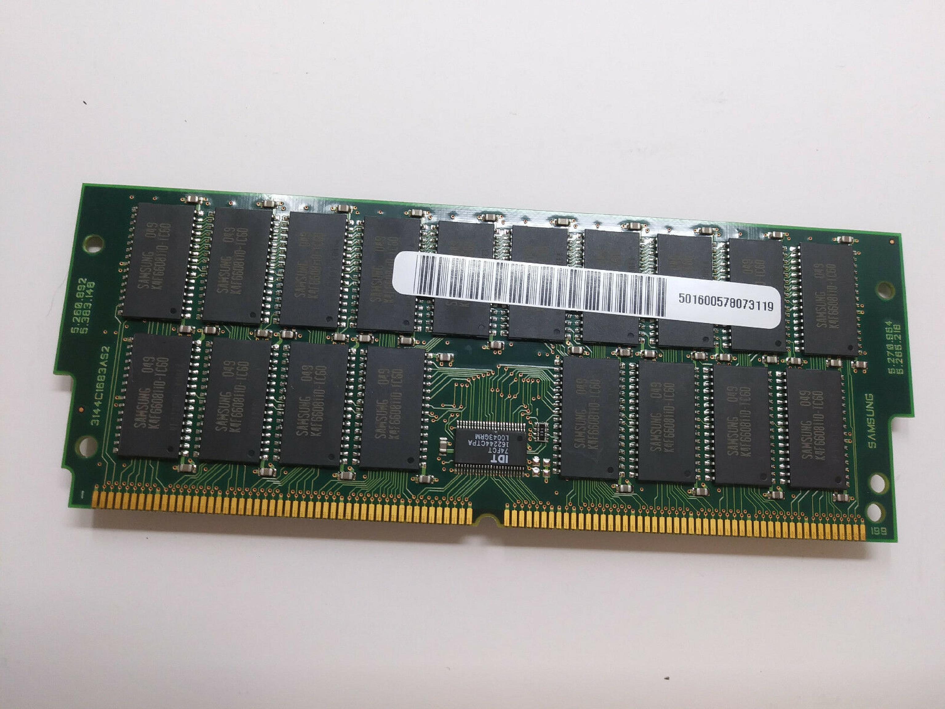 SAMSUNG M344C1683DT2-C60C1 256MB BUFFERED DIMM ECC 200 PIN 5 VOLT