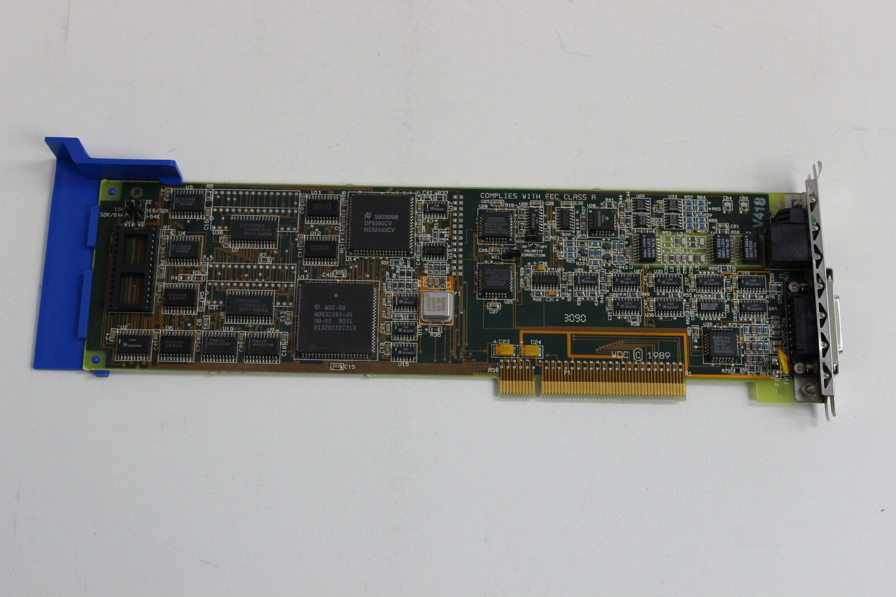 WESTERN DIGITAL / WD 61-600257-00 MICROCHANNEL MCA ETHERNET CARD