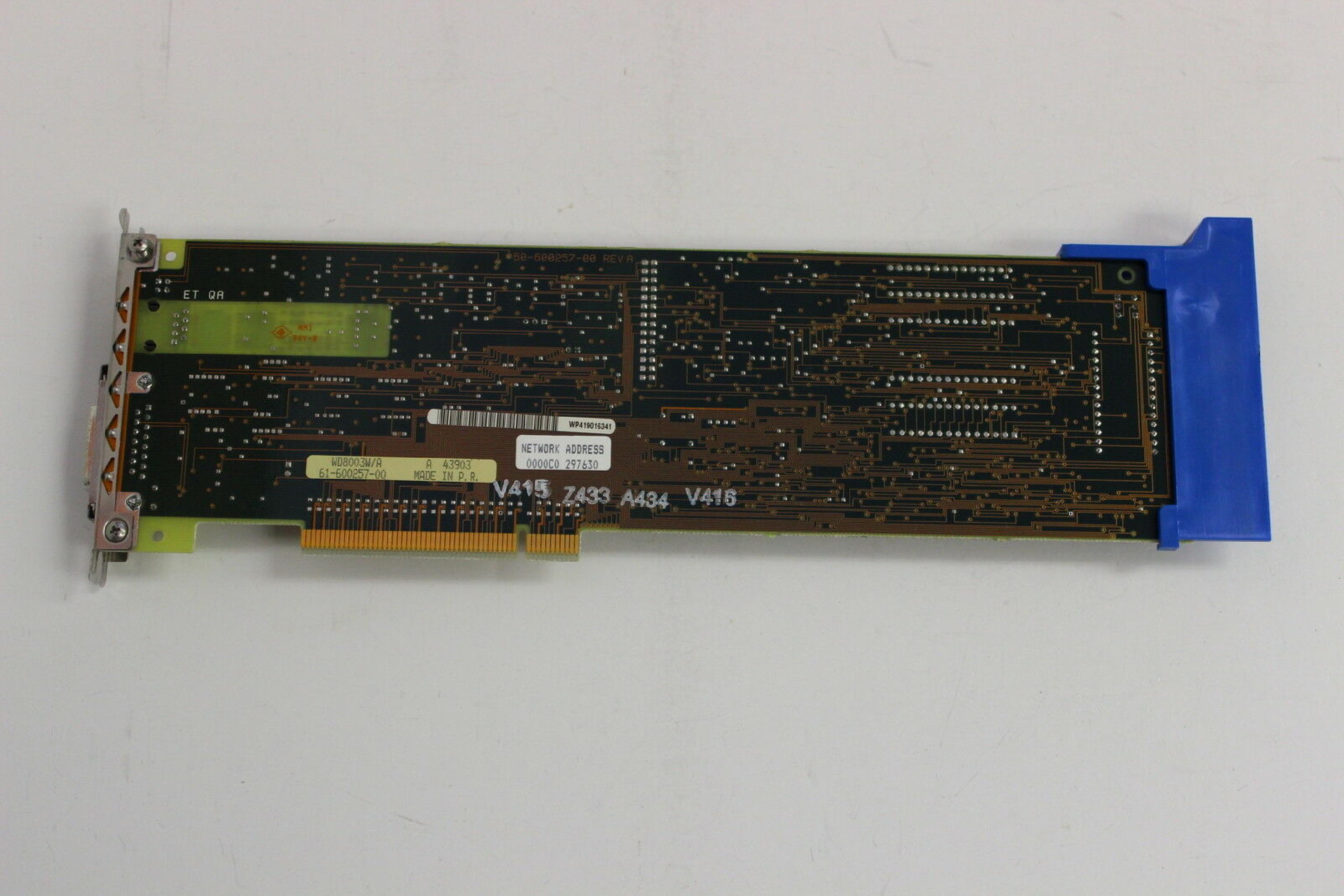 WESTERN DIGITAL / WD 61-600257-00 MICROCHANNEL MCA ETHERNET CARD