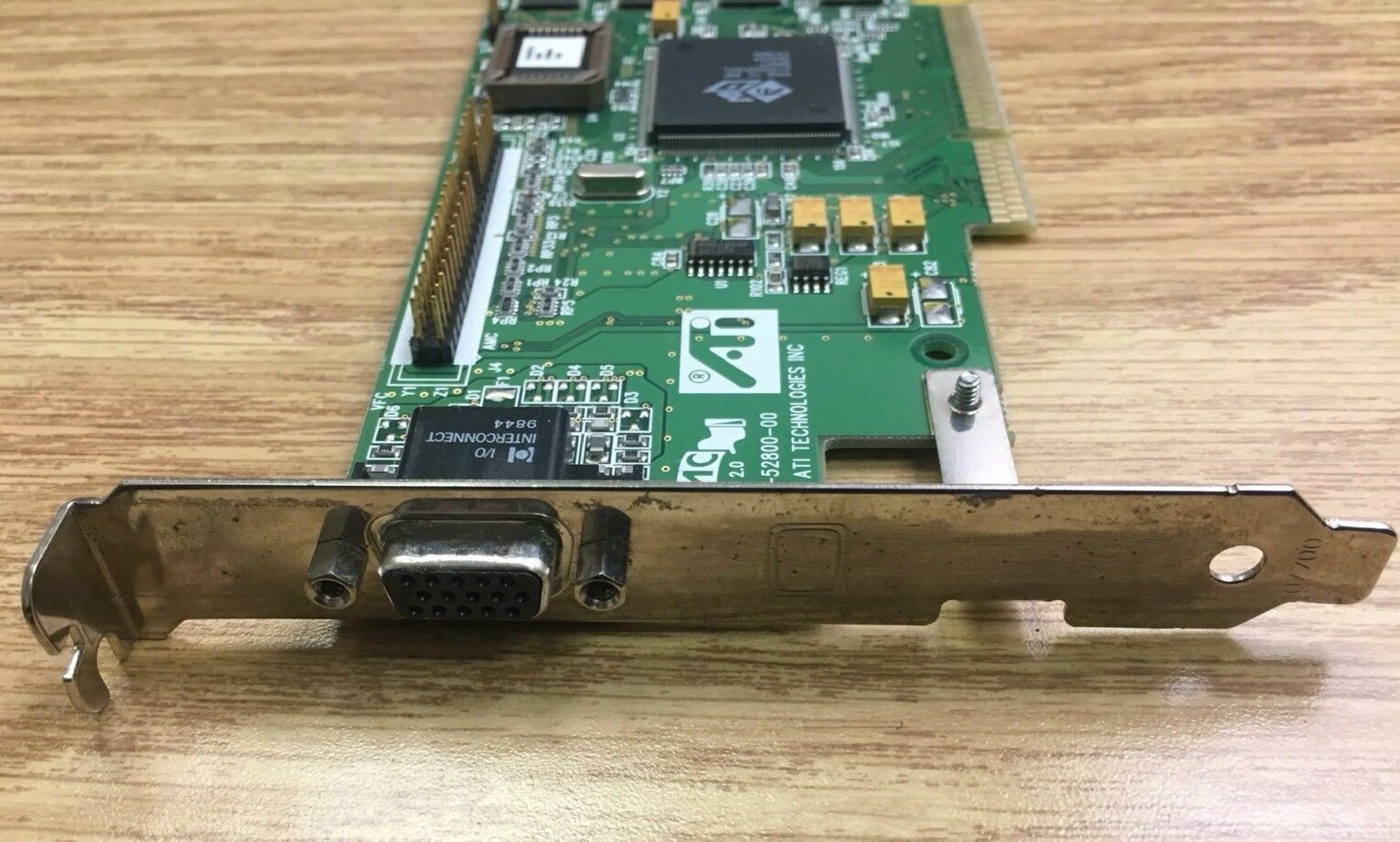 ATI 109-52800-00 RAGE IIC AGP VIDEO CARD