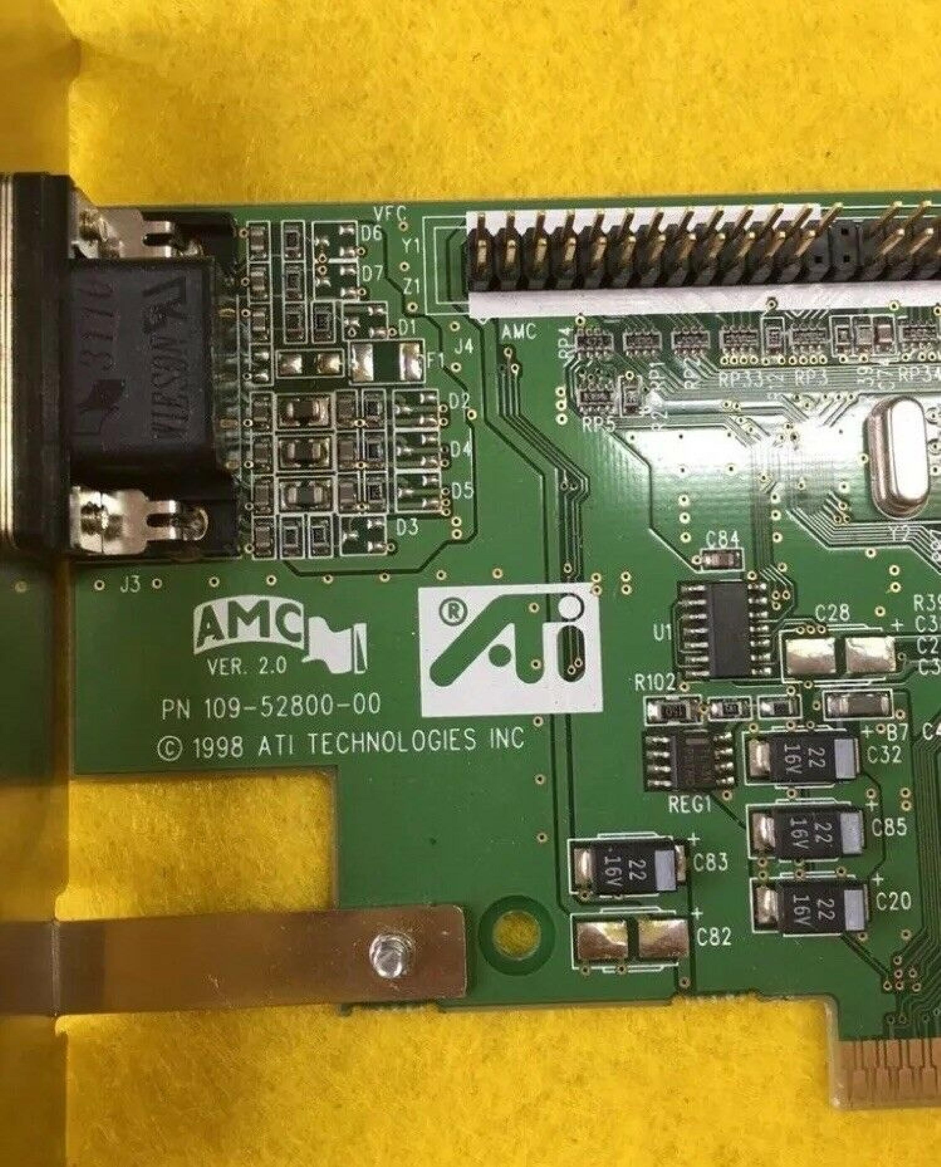ATI 109-52800-00 RAGE IIC AGP VIDEO CARD